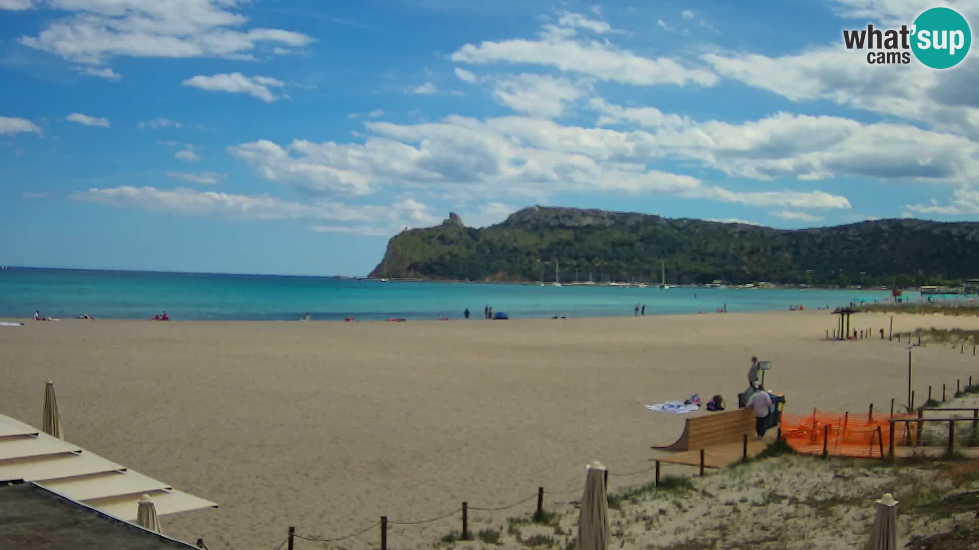 Poetto beach webcam | Cagliari | Sardinija