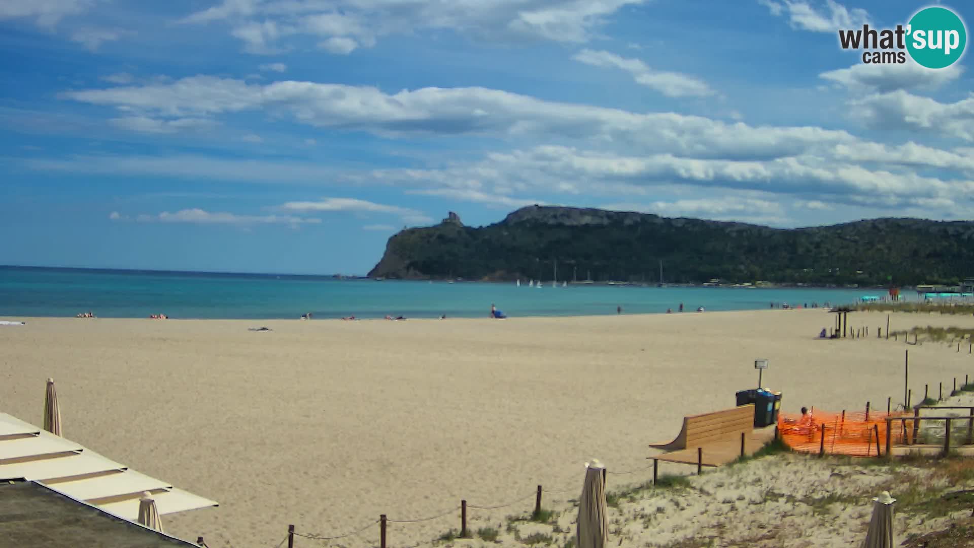 Poetto beach webcam | Cagliari | Sardinija