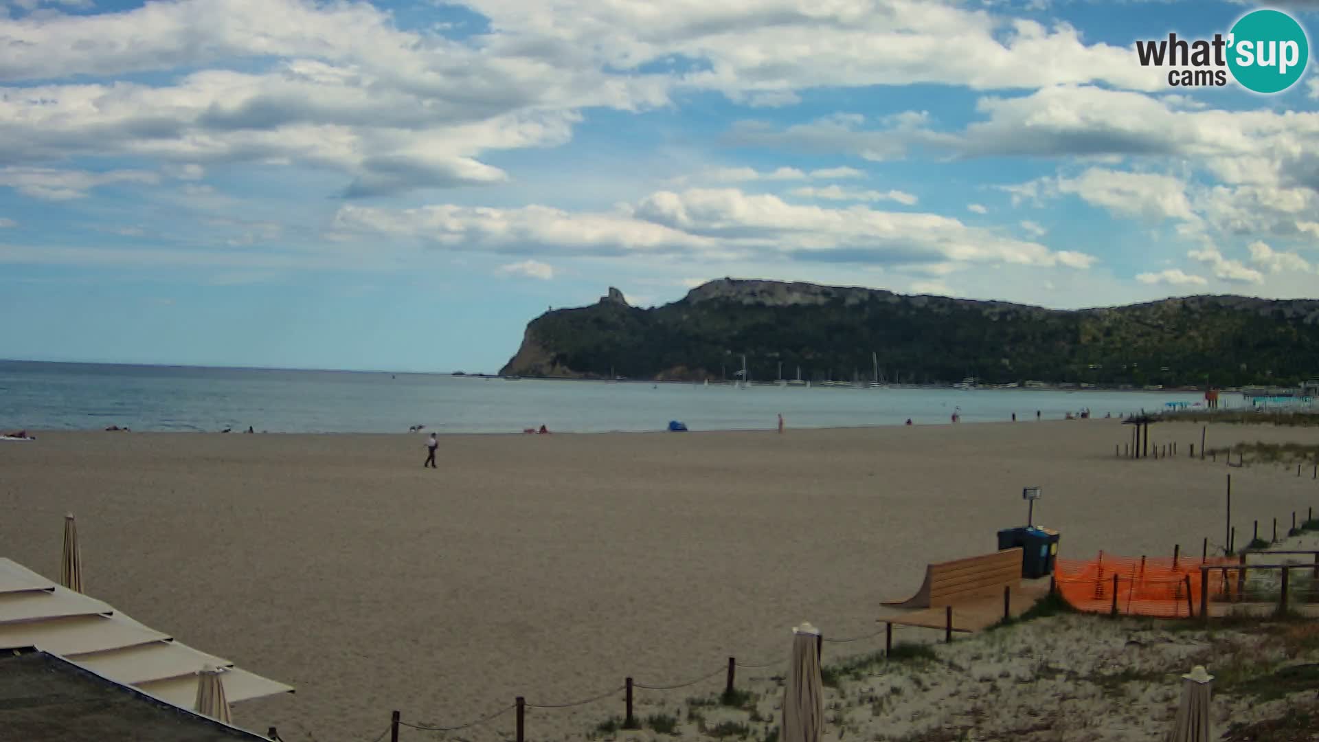 Poetto beach webcam | Cagliari | Sardinija