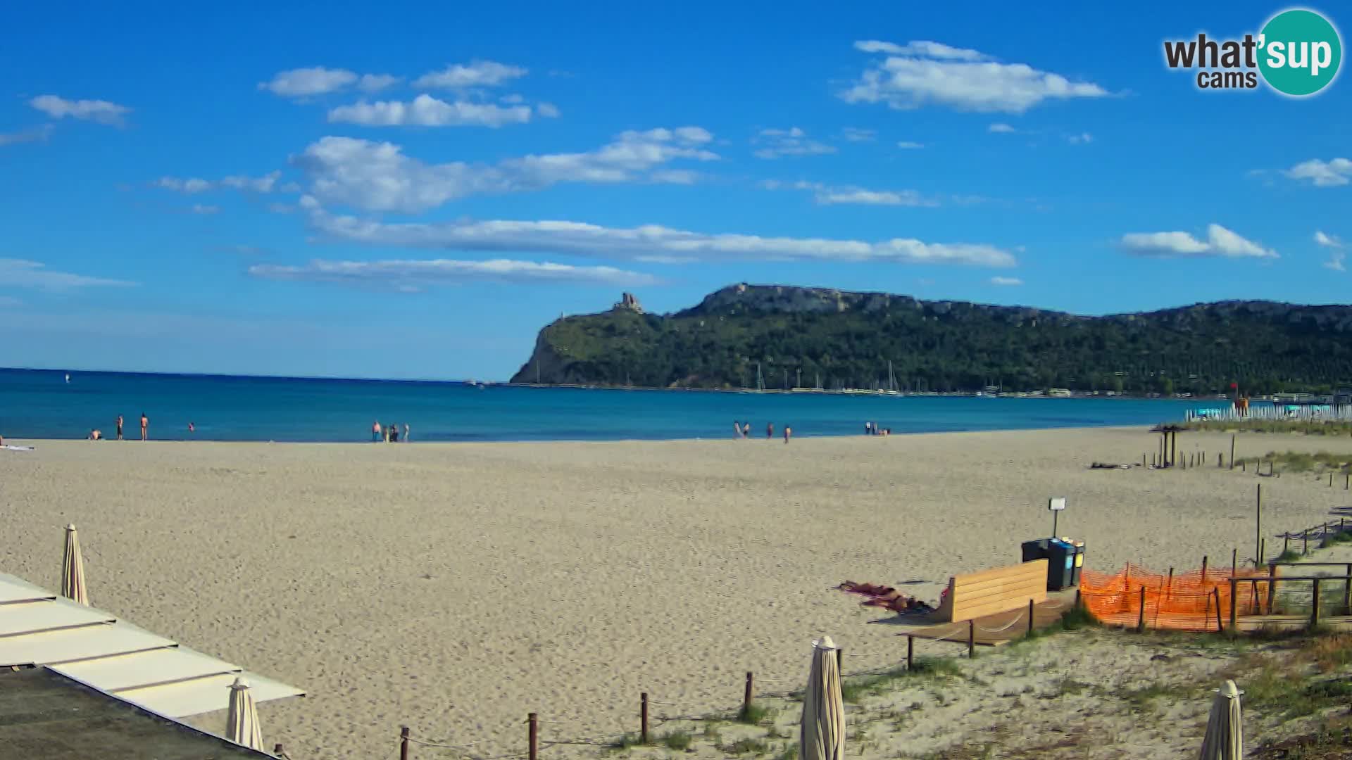Poetto beach webcam | Cagliari | Sardinija