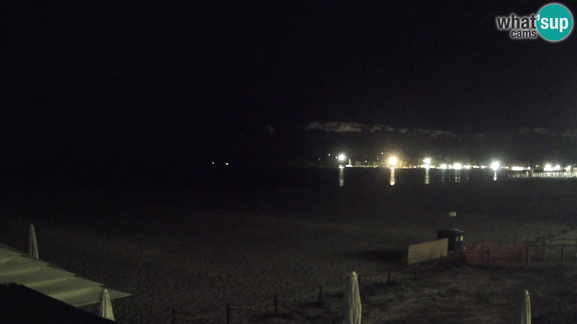 Poetto beach webcam | Cagliari | Sardinija