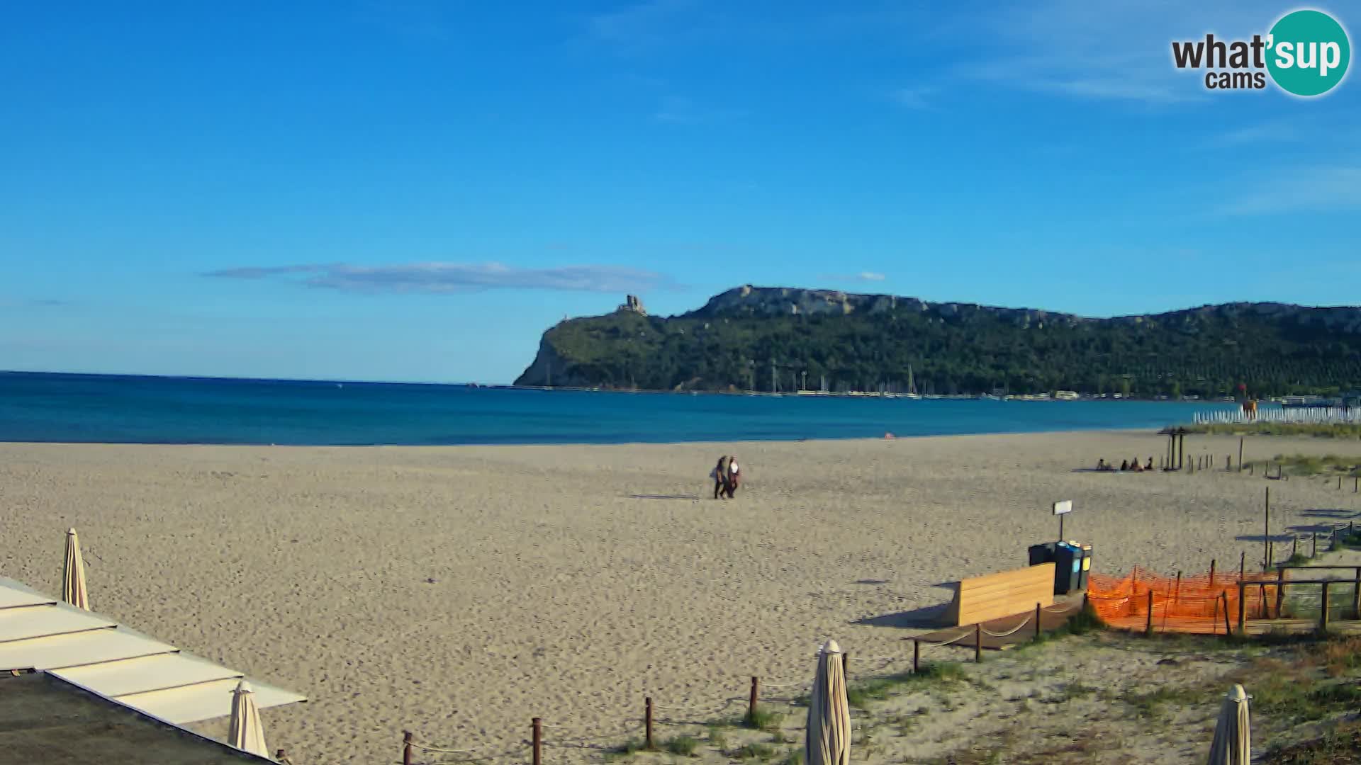 Poetto beach webcam | Cagliari | Sardinia