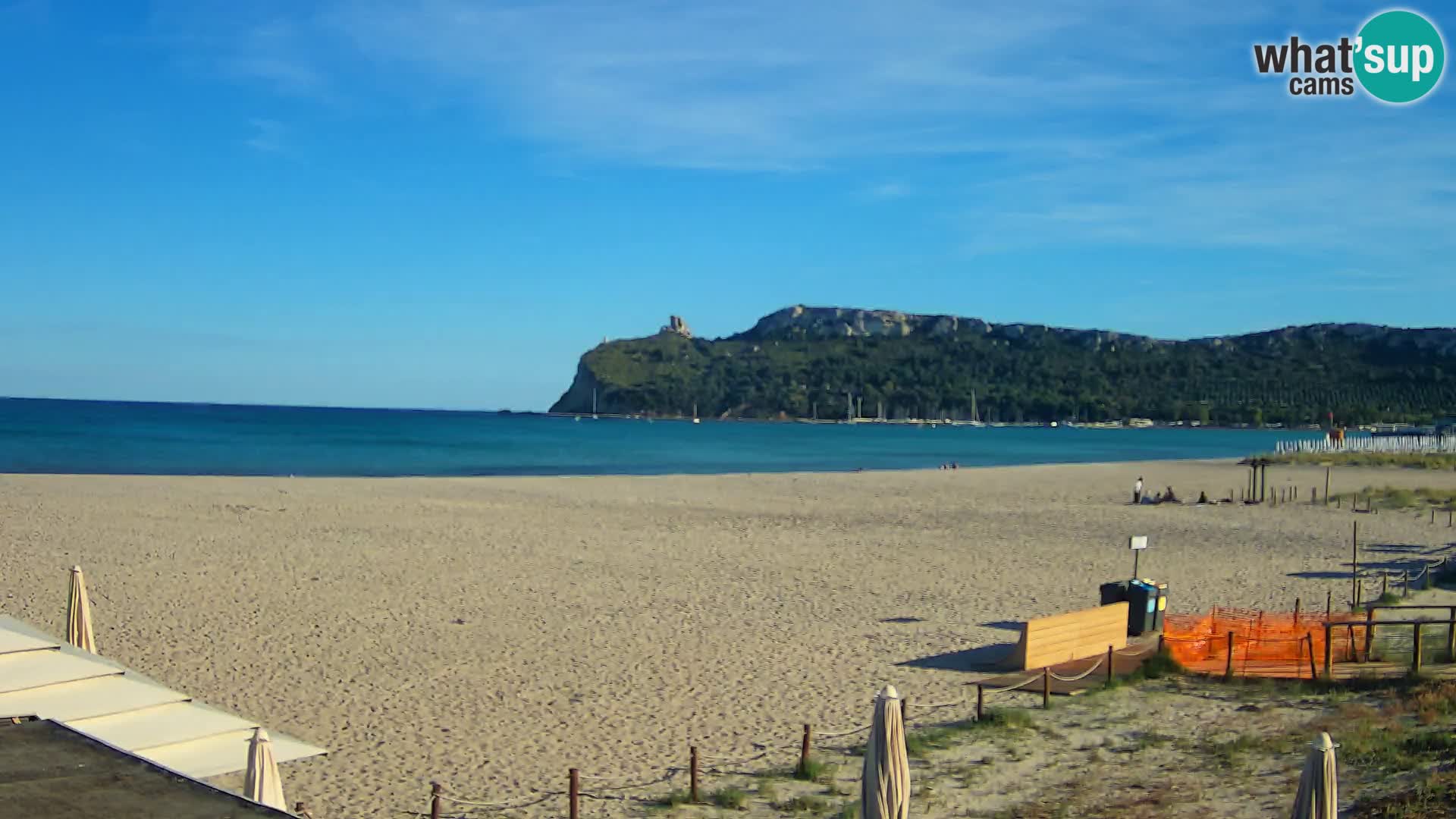 Webcam plage de Poetto | Cagliari | Sardaigne
