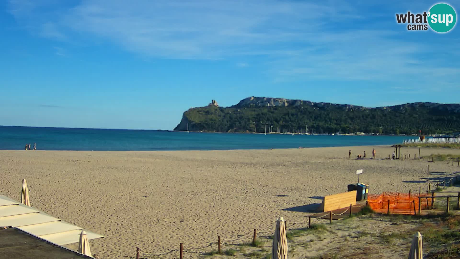 Poetto beach webcam | Cagliari | Sardinija