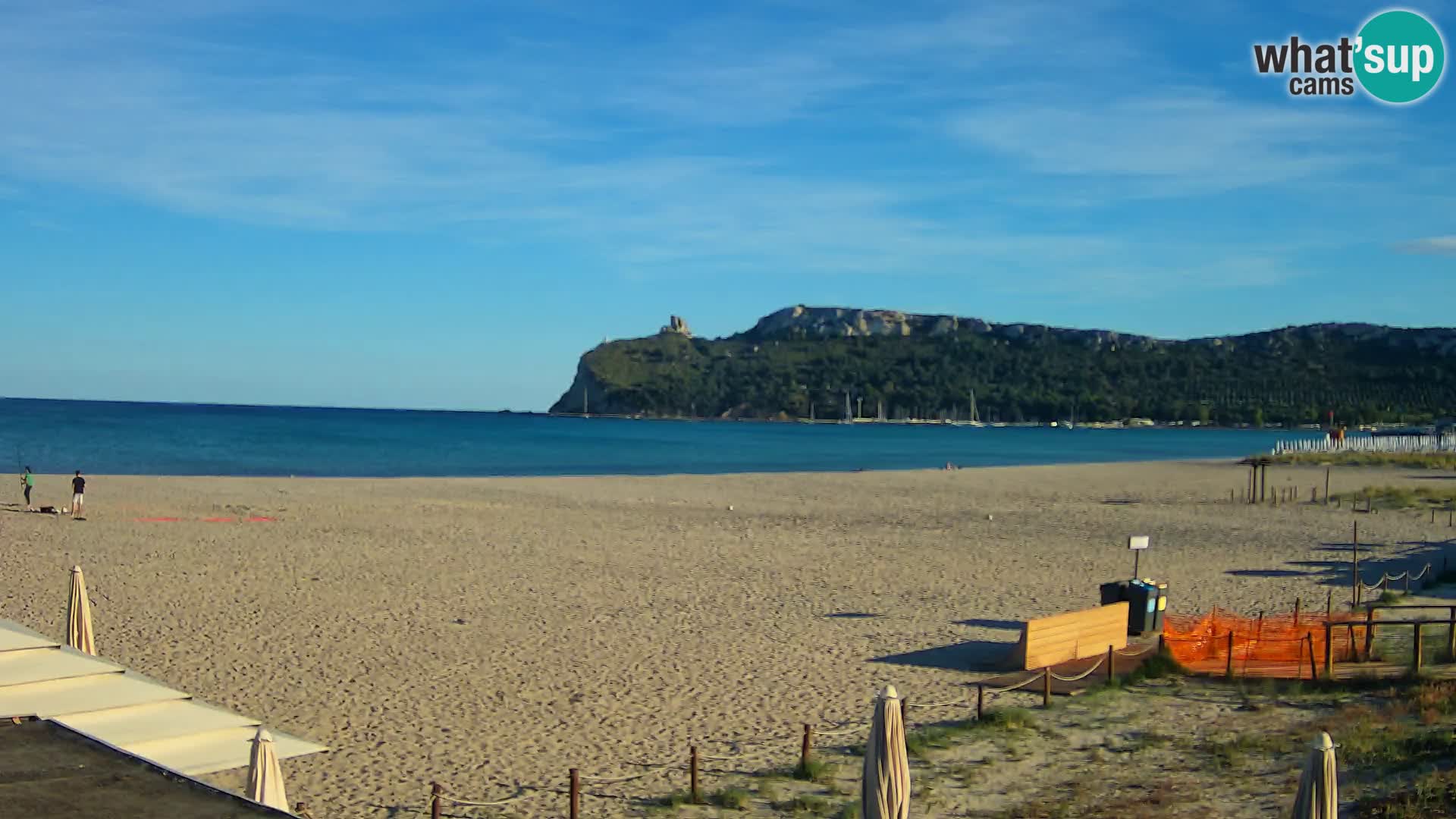 Poetto beach webcam | Cagliari | Sardinija