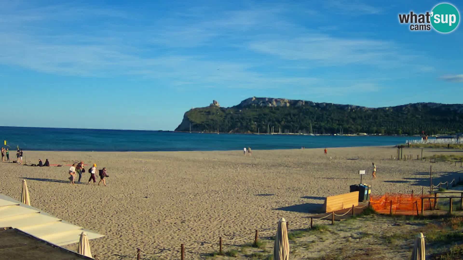 Poetto beach webcam | Cagliari | Sardinia