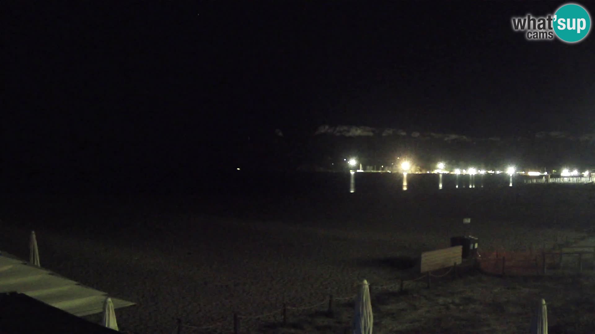 Poetto beach webcam | Cagliari | Sardinija