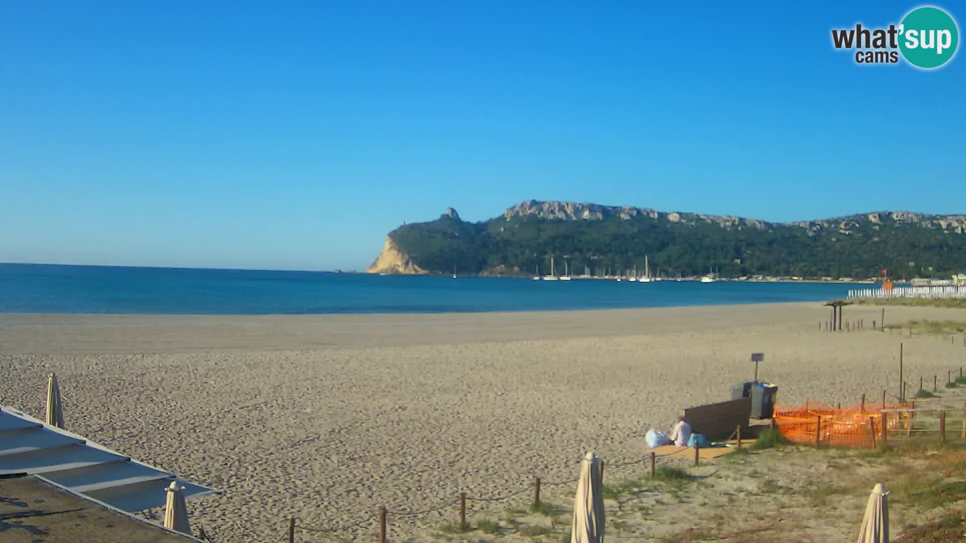 Poetto beach webcam | Cagliari | Sardinija