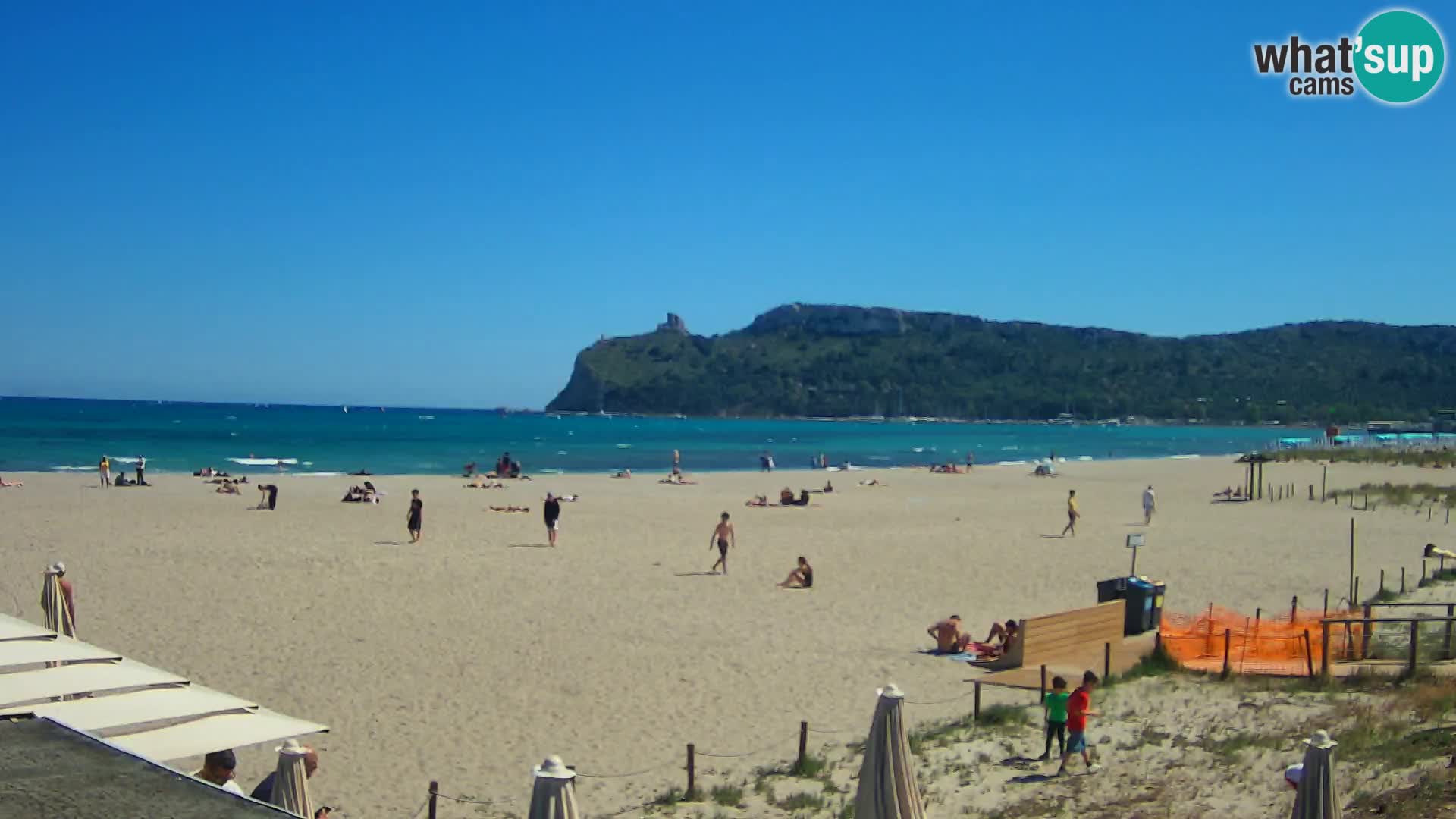 Poetto Strand Webcam | Cagliari | Sardinien