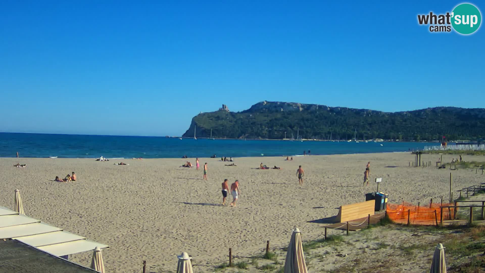Poetto beach webcam | Cagliari | Sardinia