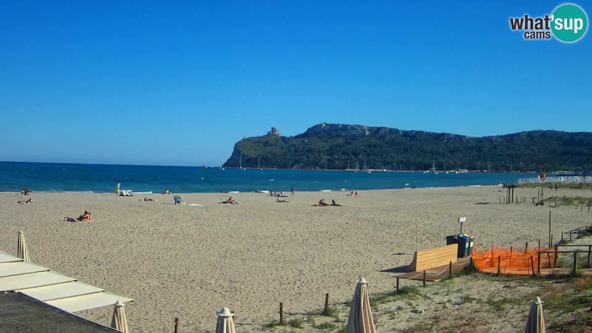 Poetto beach webcam | Cagliari | Sardinia