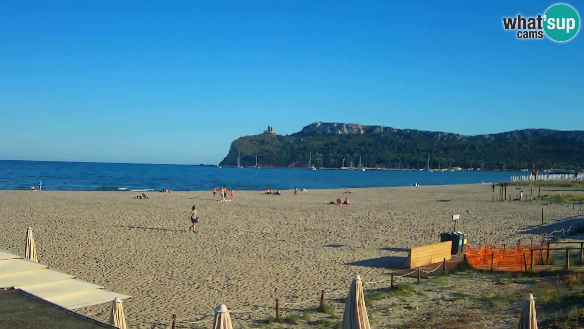 Webcam spiaggia del Poetto | Cagliari | Sardegna