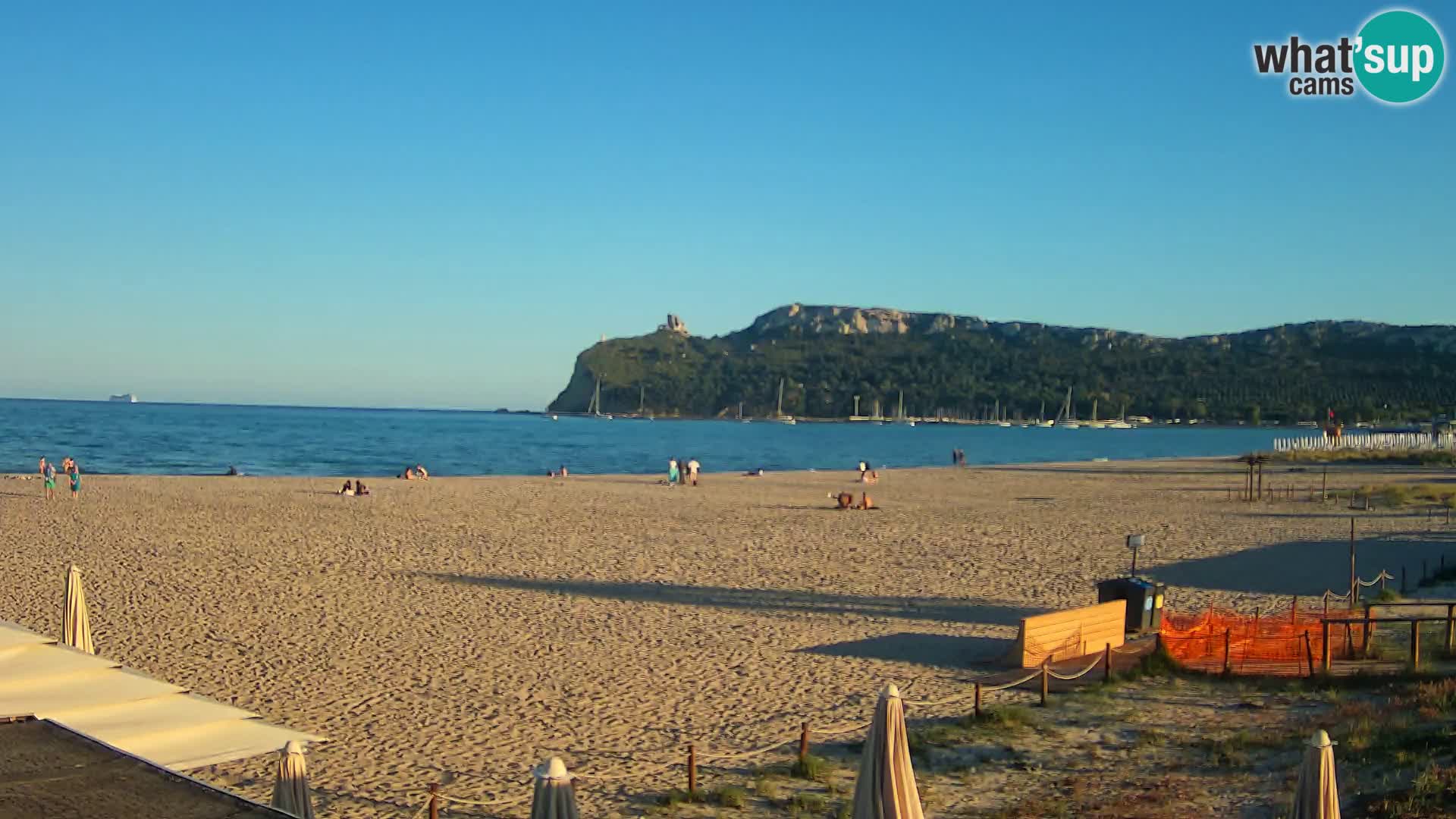 Webcam plage de Poetto | Cagliari | Sardaigne