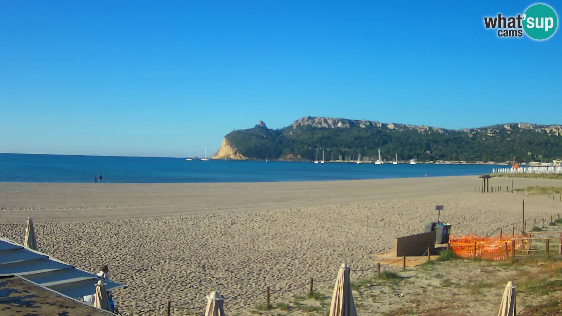 Poetto beach webcam | Cagliari | Sardinia