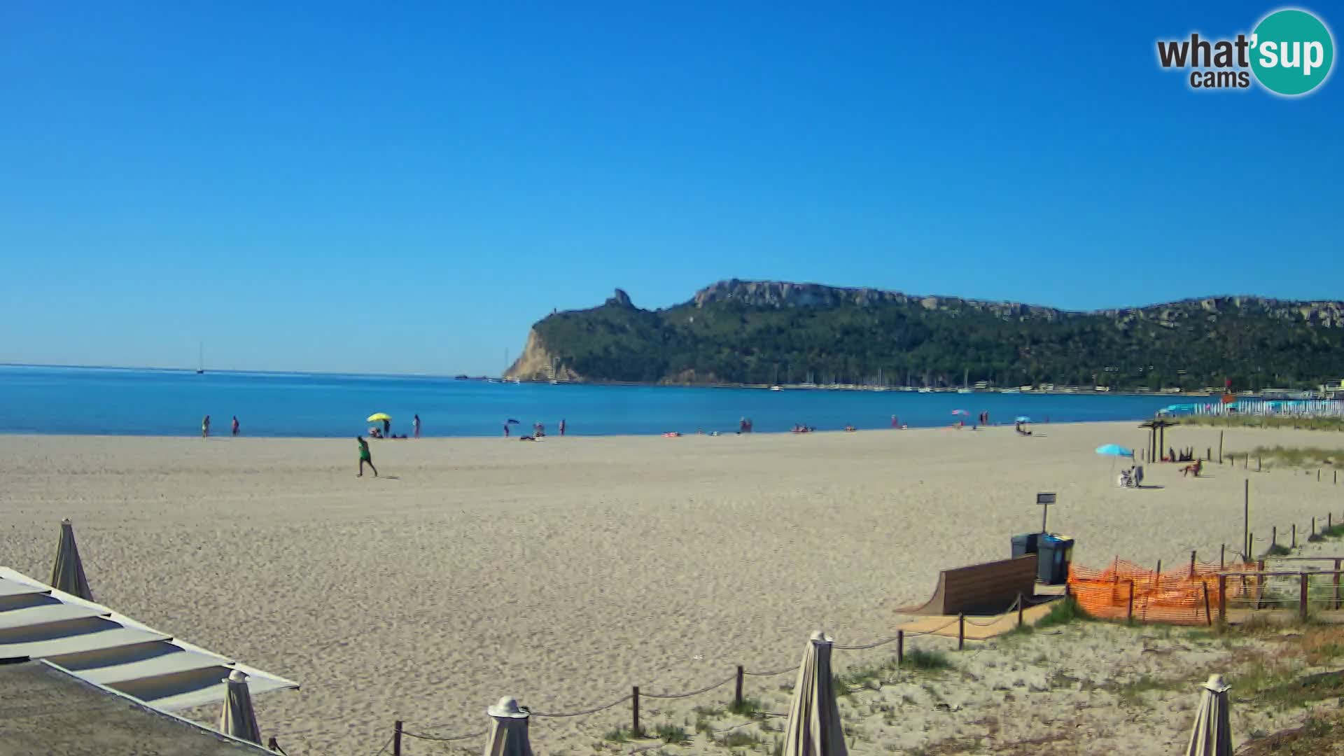 Webcam spiaggia del Poetto | Cagliari | Sardegna