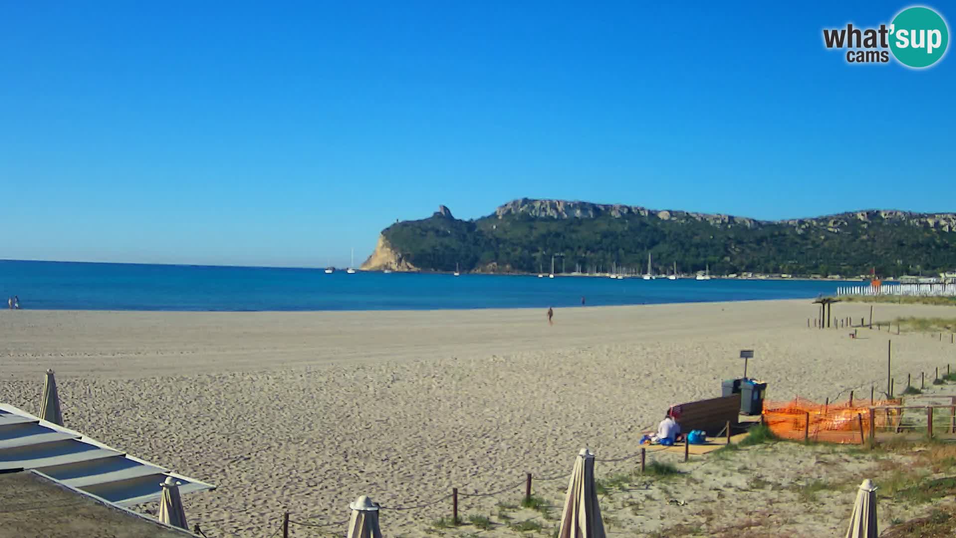 Poetto beach webcam | Cagliari | Sardinija