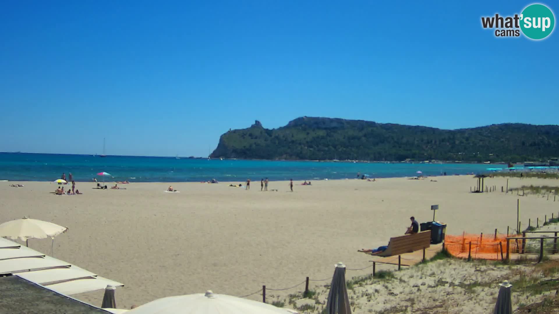Poetto beach webcam | Cagliari | Sardinija
