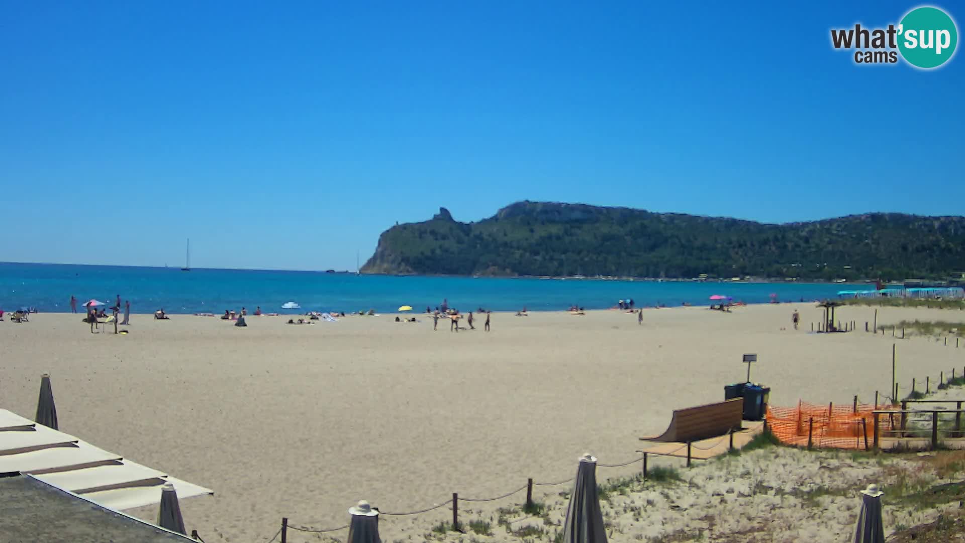 Poetto Strand Webcam | Cagliari | Sardinien