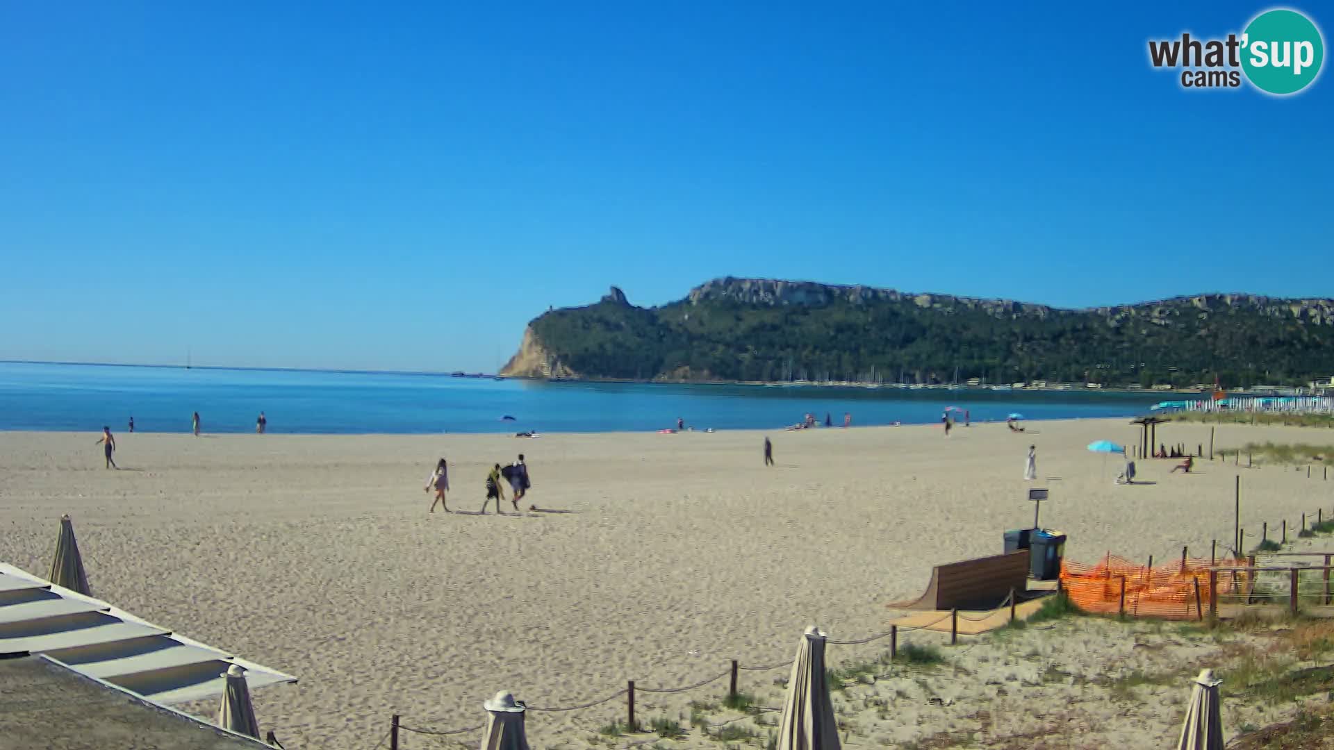 Poetto beach webcam | Cagliari | Sardinia