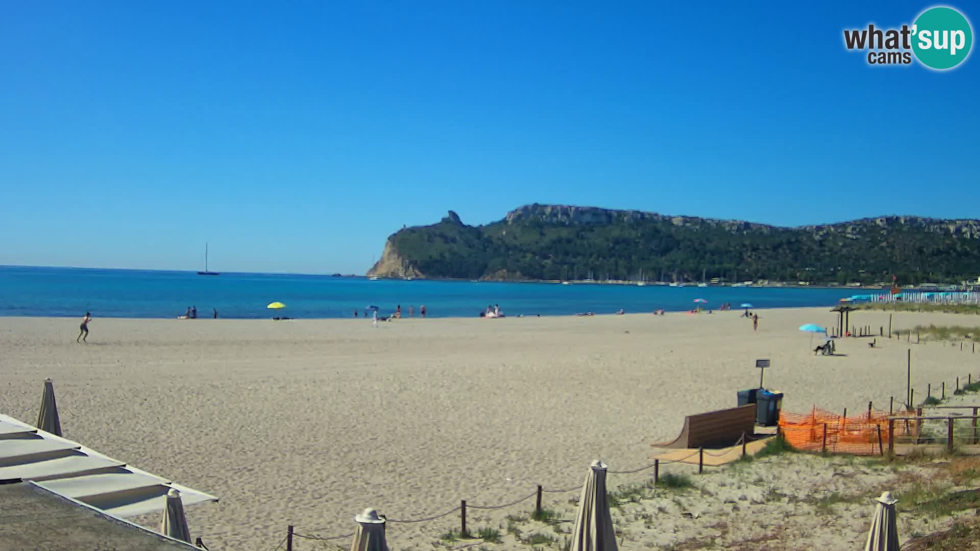 Poetto Strand Webcam | Cagliari | Sardinien