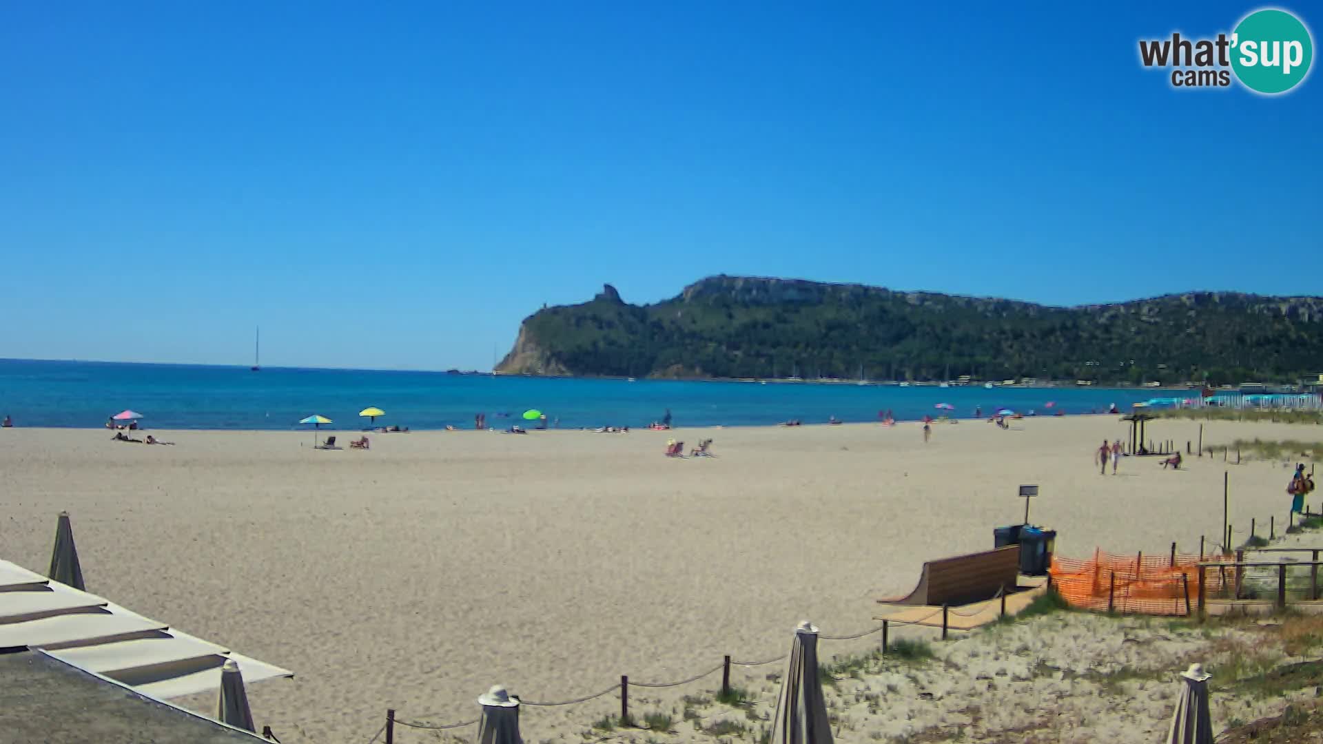 Poetto Strand Webcam | Cagliari | Sardinien
