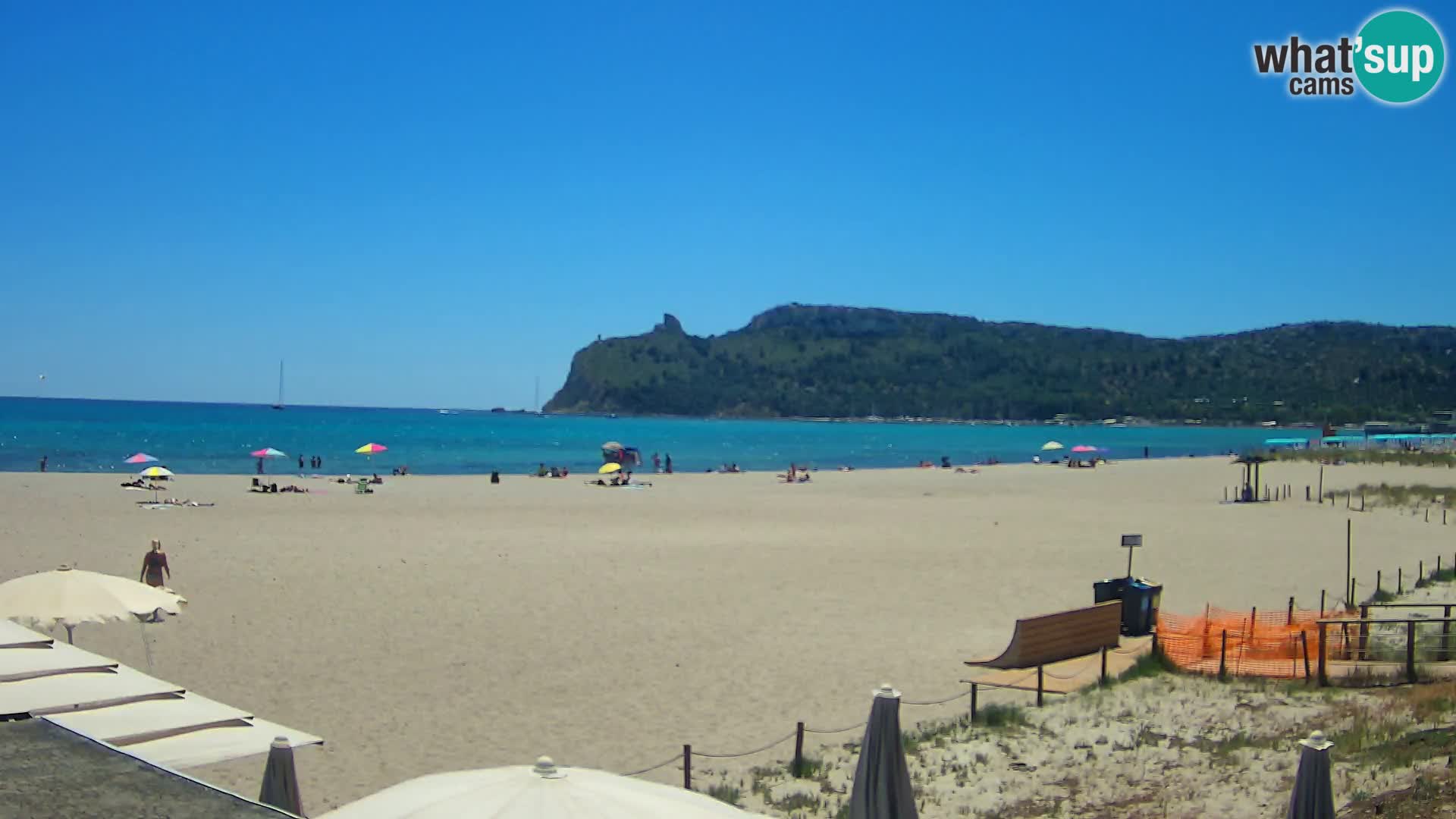 Webcam plage de Poetto | Cagliari | Sardaigne
