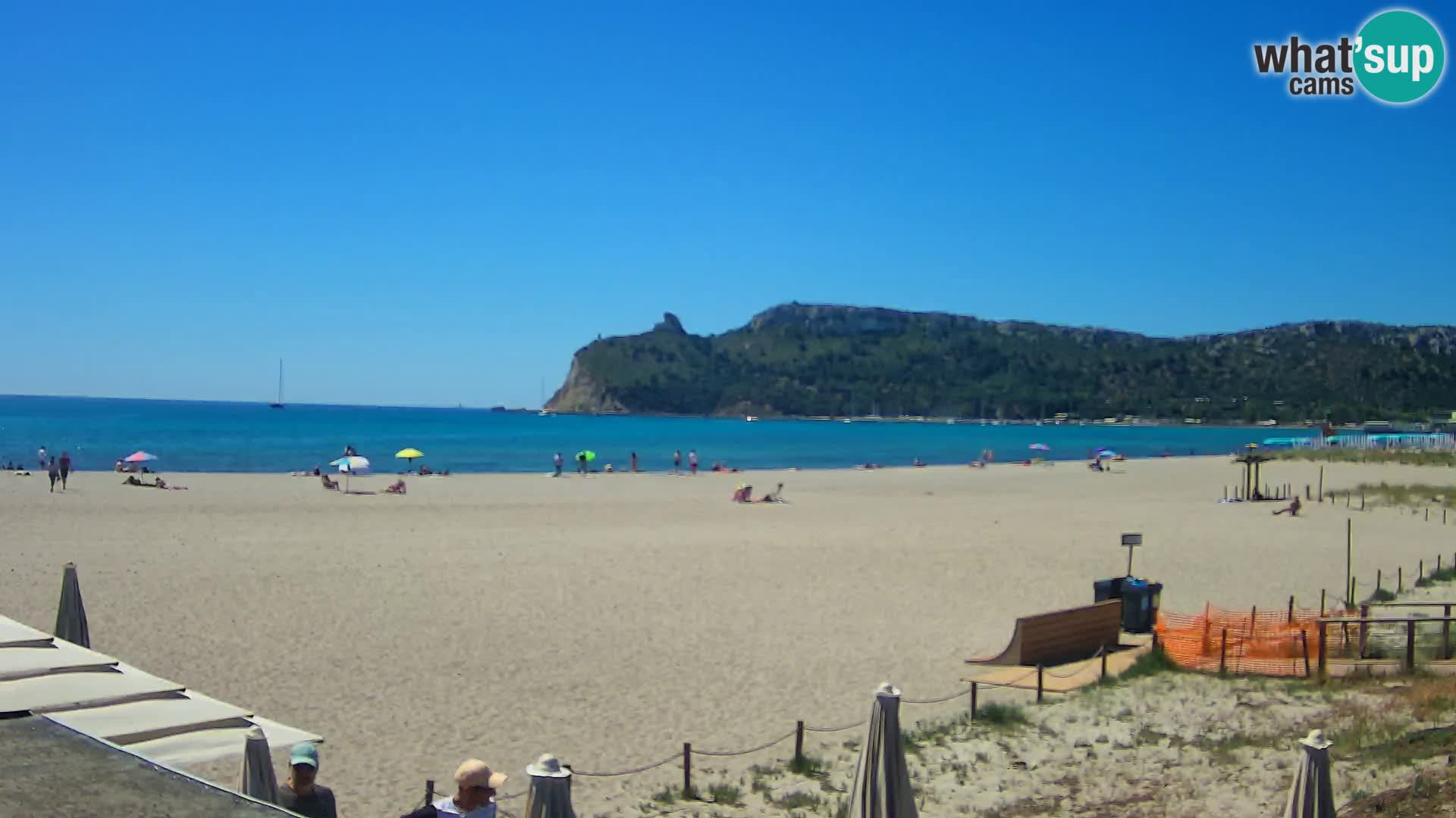 Poetto beach webcam | Cagliari | Sardinia