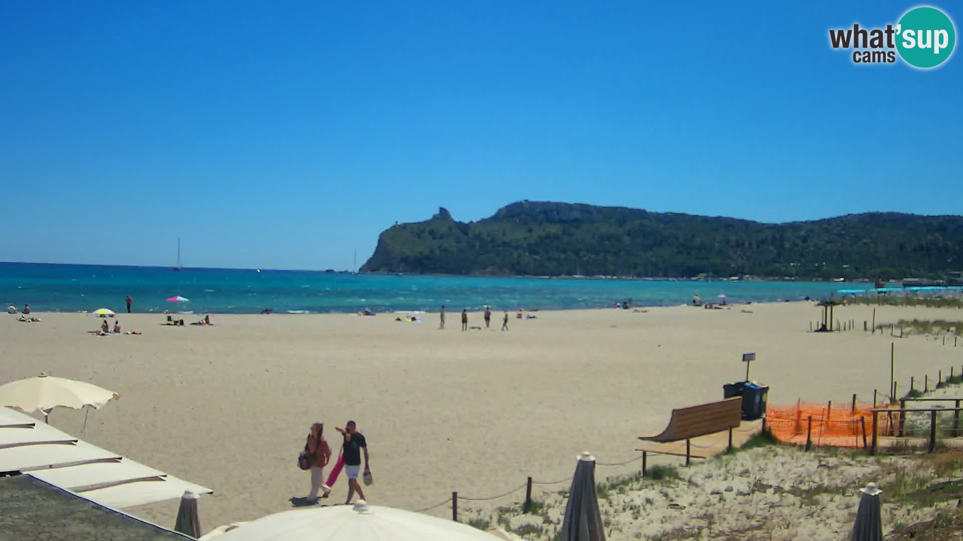 Webcam spiaggia del Poetto | Cagliari | Sardegna