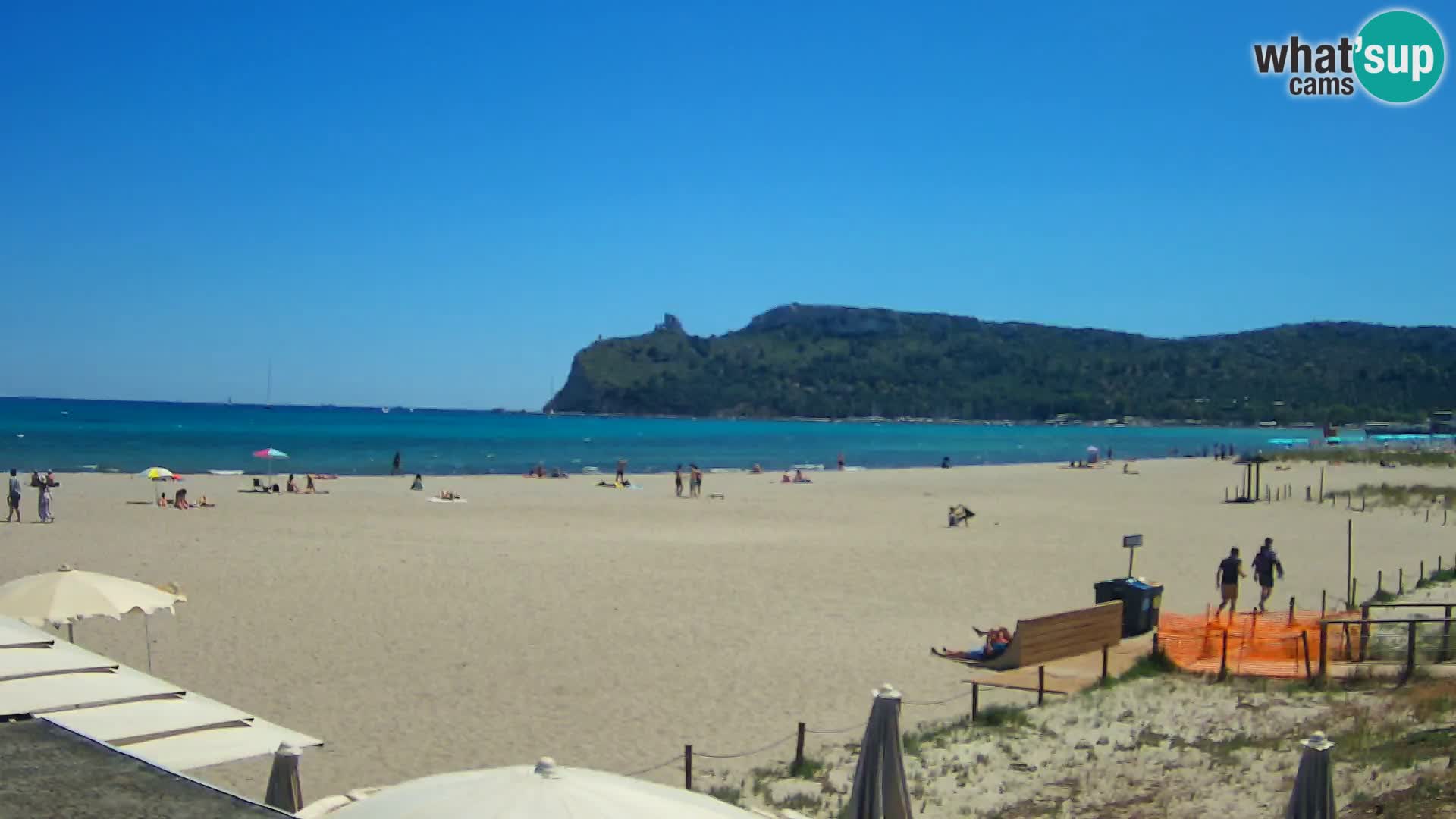 Webcam spiaggia del Poetto | Cagliari | Sardegna