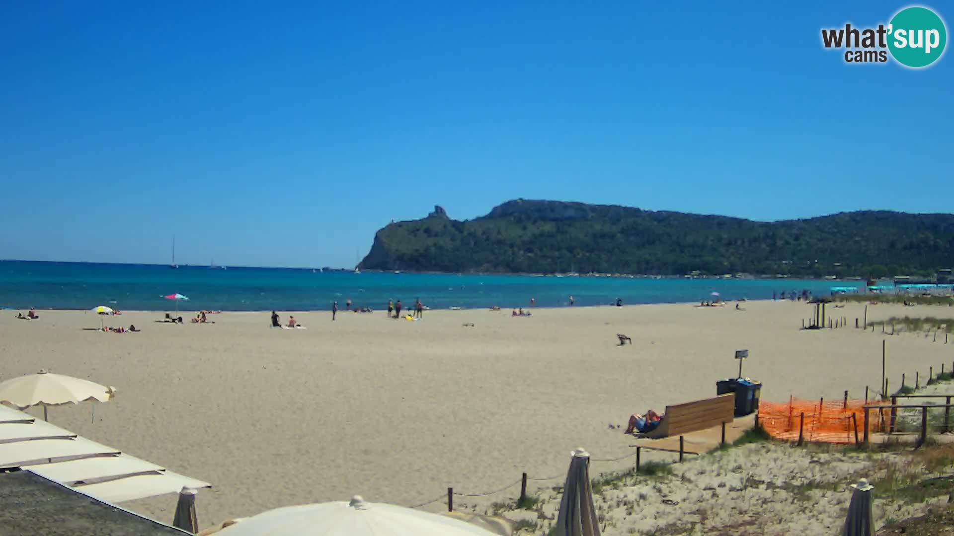 Poetto Strand Webcam | Cagliari | Sardinien