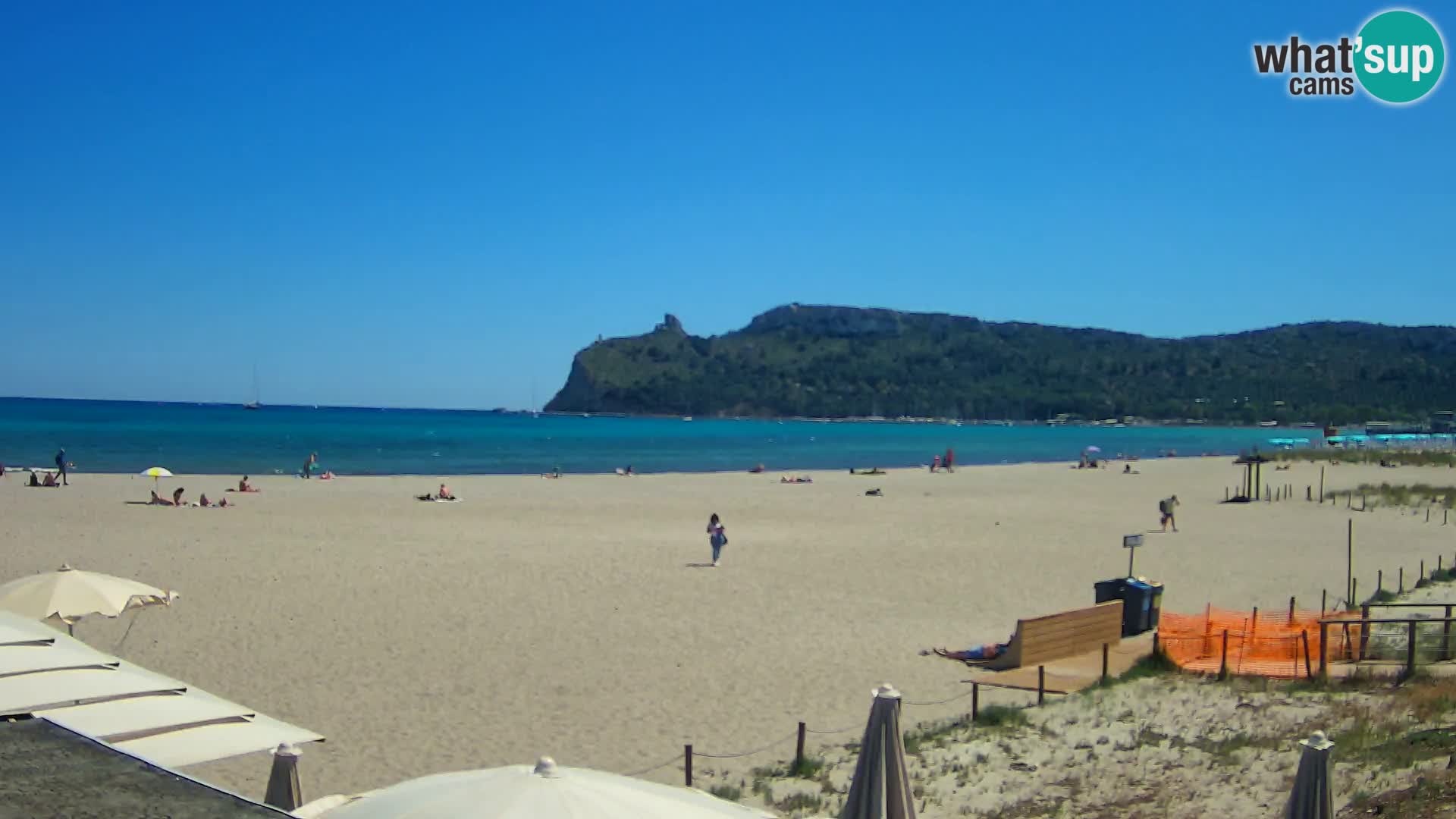 Webcam spiaggia del Poetto | Cagliari | Sardegna