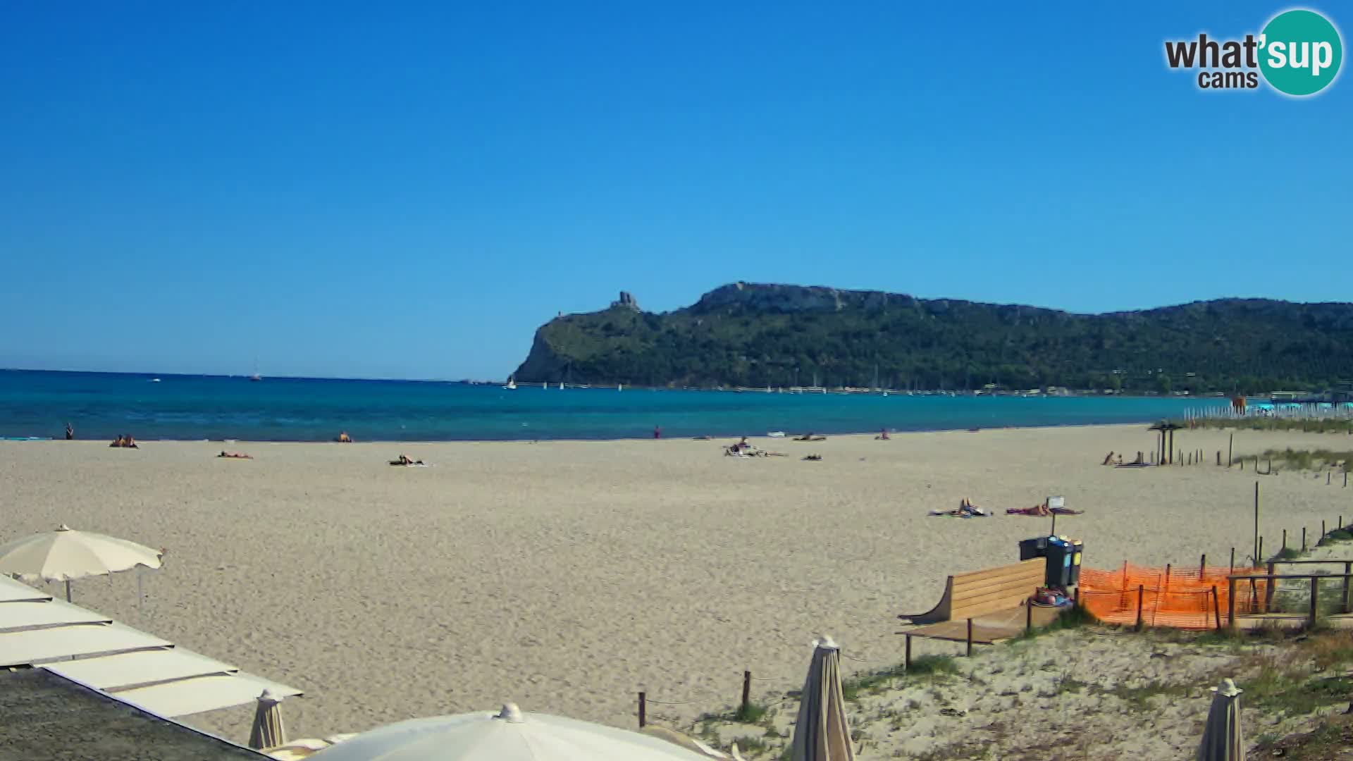 Webcam plage de Poetto | Cagliari | Sardaigne