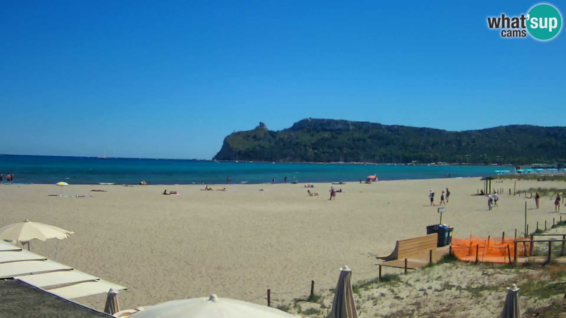 Poetto beach webcam | Cagliari | Sardinia