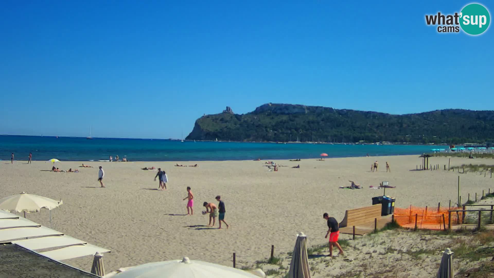 Webcam plage de Poetto | Cagliari | Sardaigne