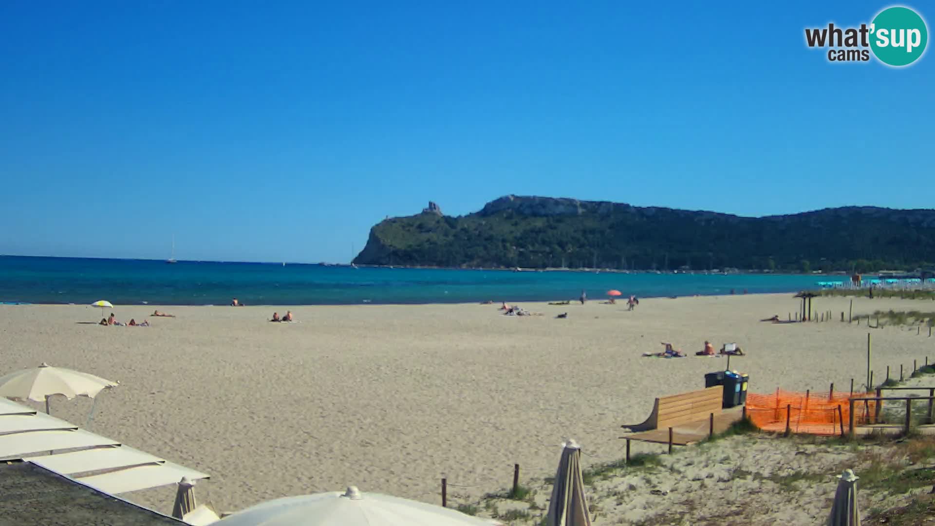 Poetto beach webcam | Cagliari | Sardinija