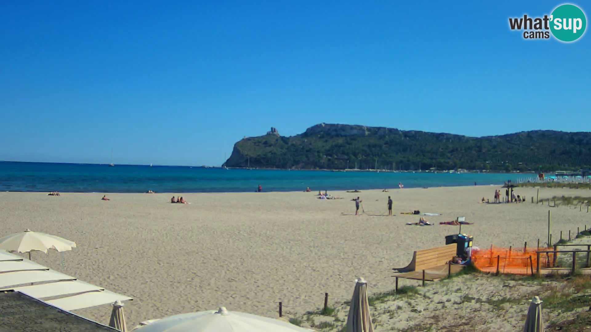 Poetto beach webcam | Cagliari | Sardinia