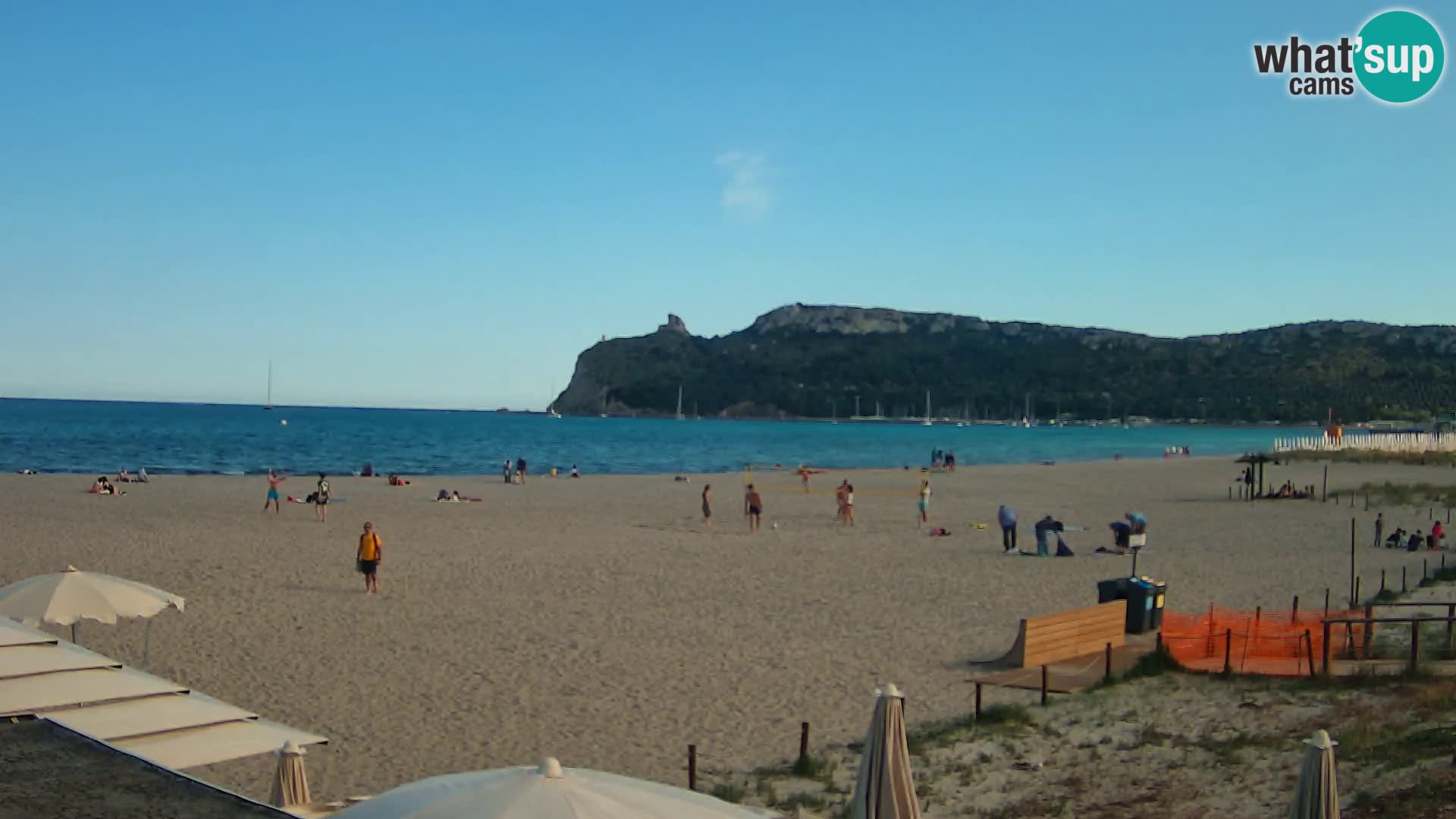 Webcam plage de Poetto | Cagliari | Sardaigne