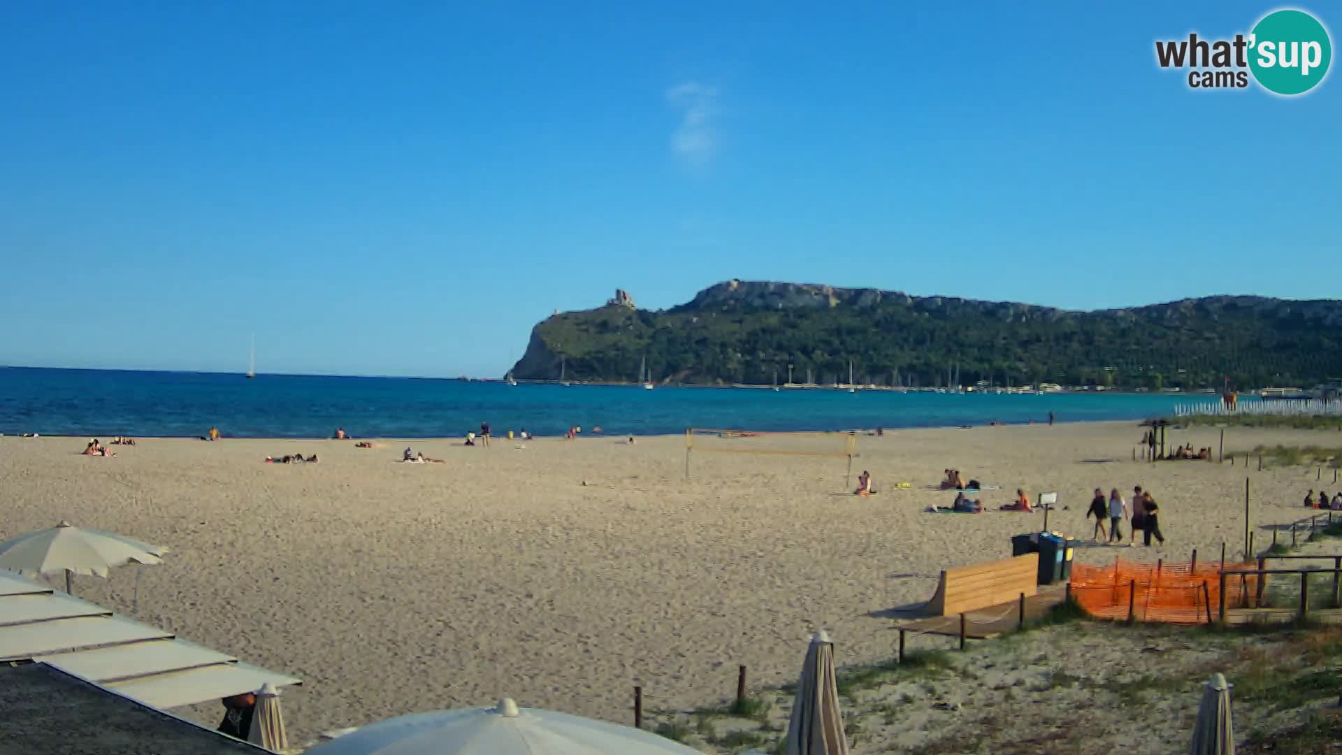 Webcam playa de Poetto | Cagliari | Cerdeña