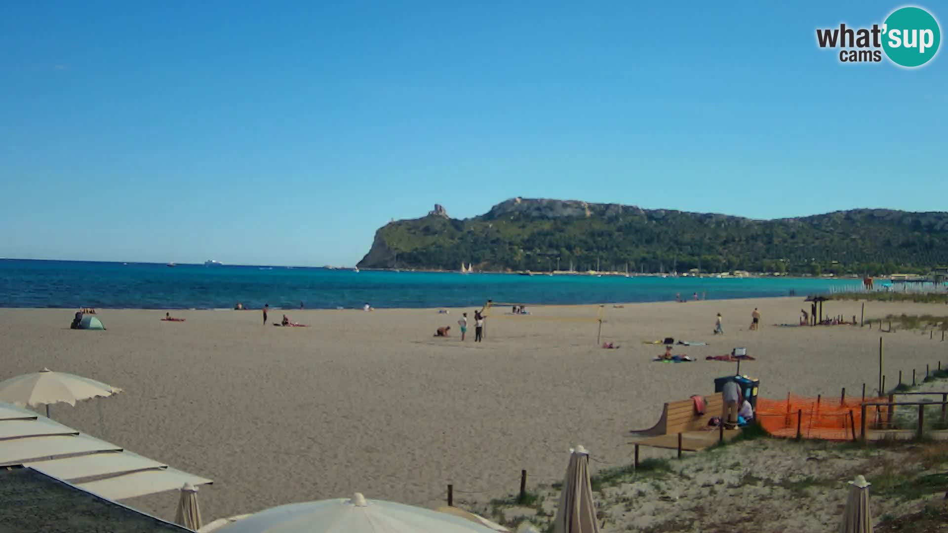 Poetto beach webcam | Cagliari | Sardinia