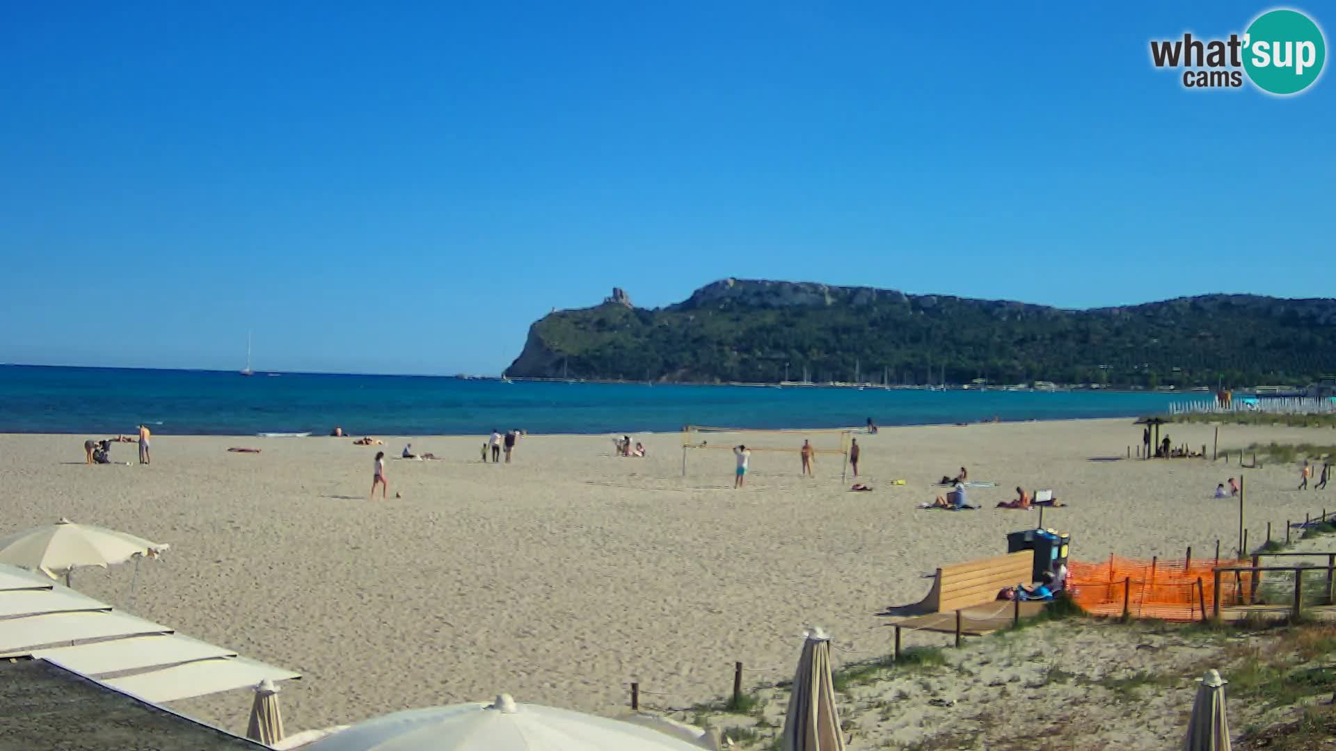Poetto Strand Webcam | Cagliari | Sardinien