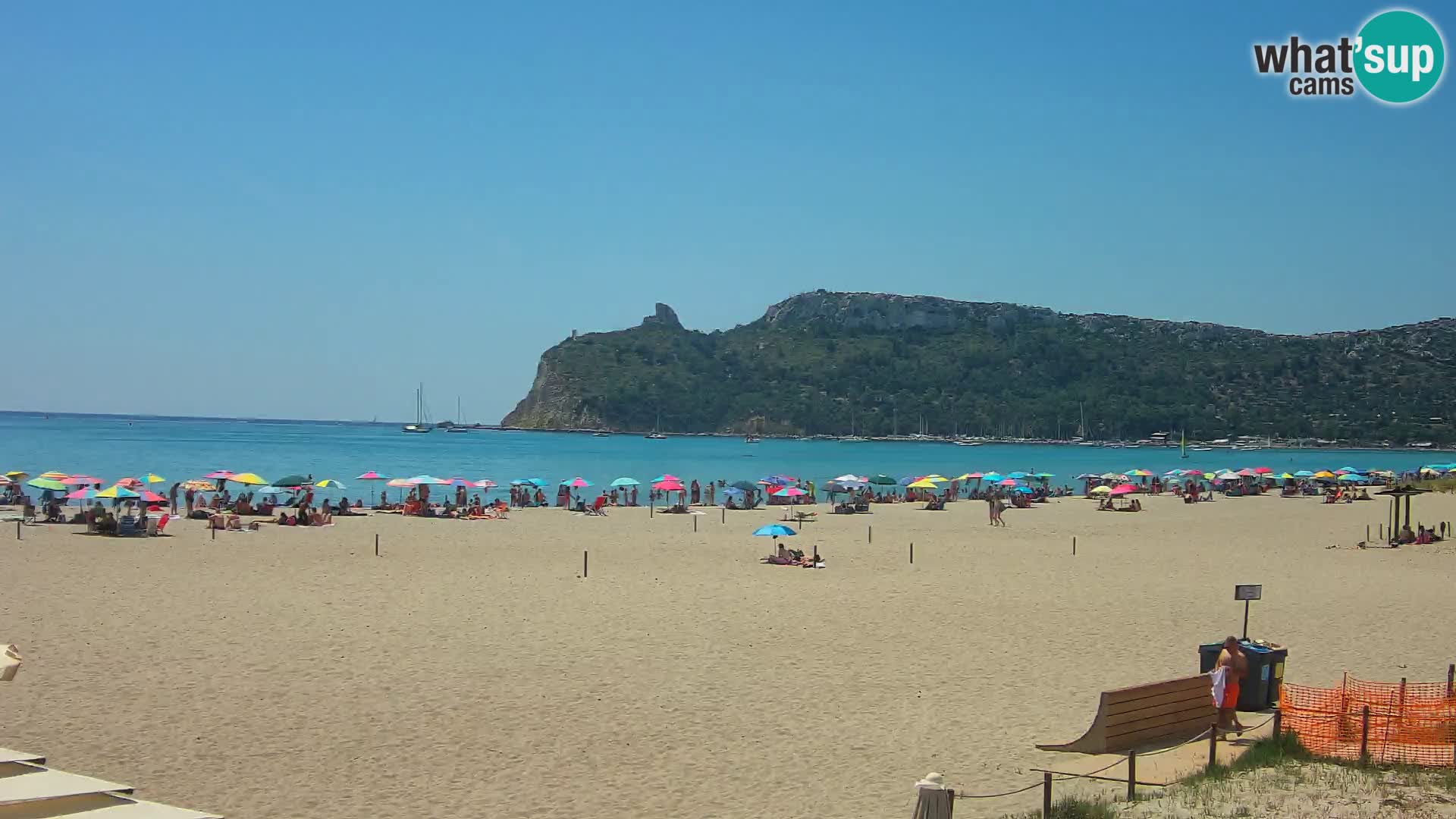 Webcam playa de Poetto | Cagliari | Cerdeña