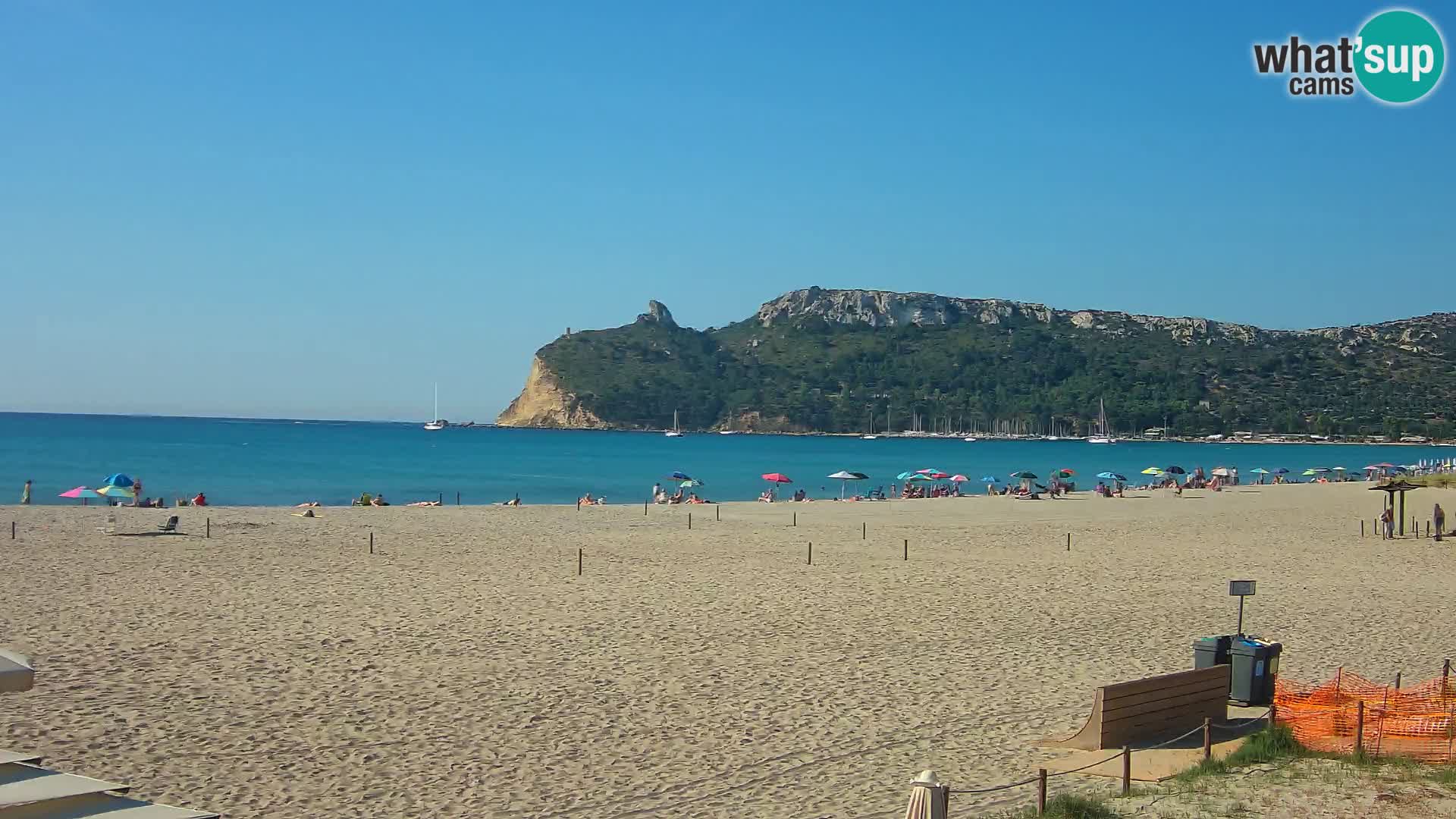 Webcam plage de Poetto | Cagliari | Sardaigne