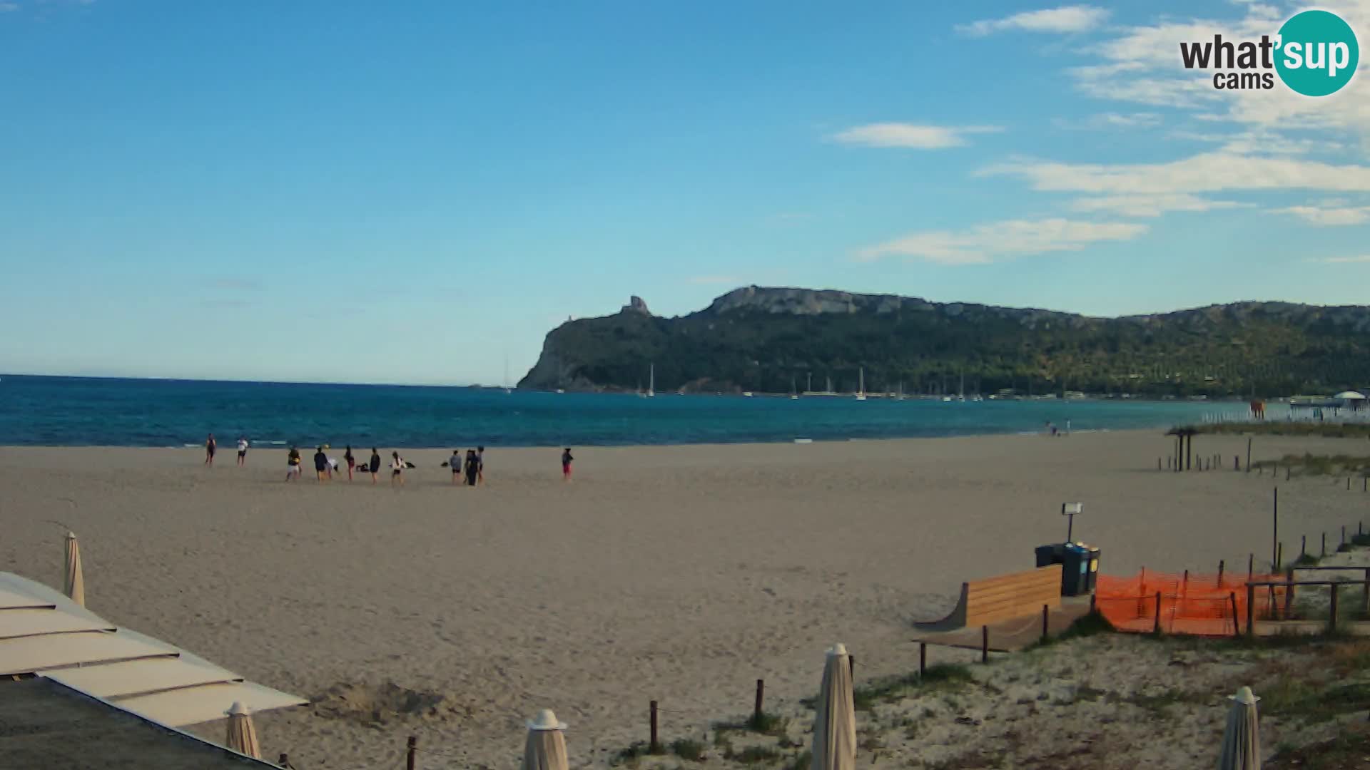 Poetto beach webcam | Cagliari | Sardinija