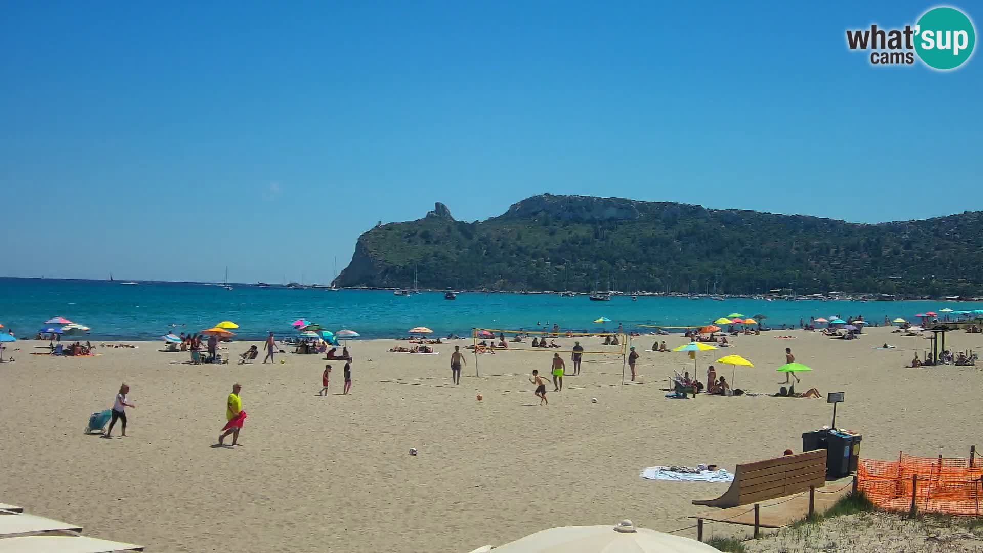 Poetto beach webcam | Cagliari | Sardinia