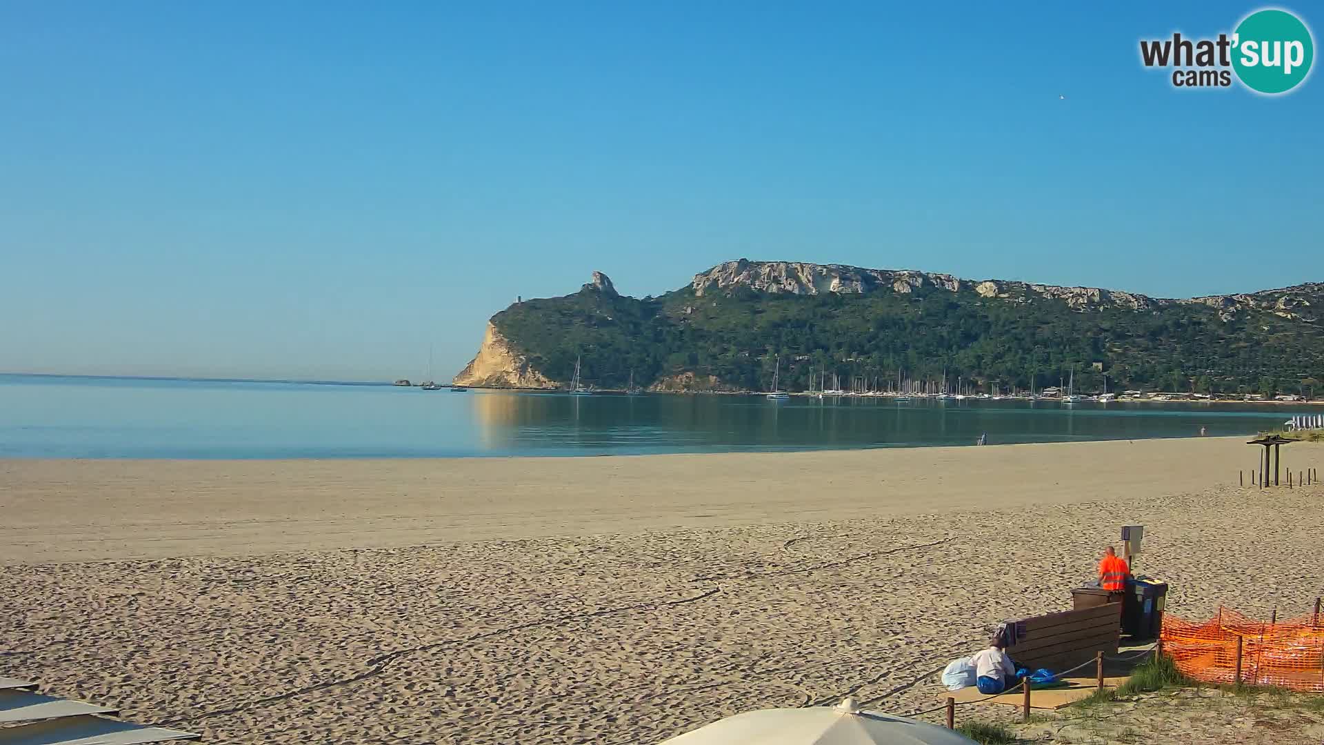 Webcam plage de Poetto | Cagliari | Sardaigne