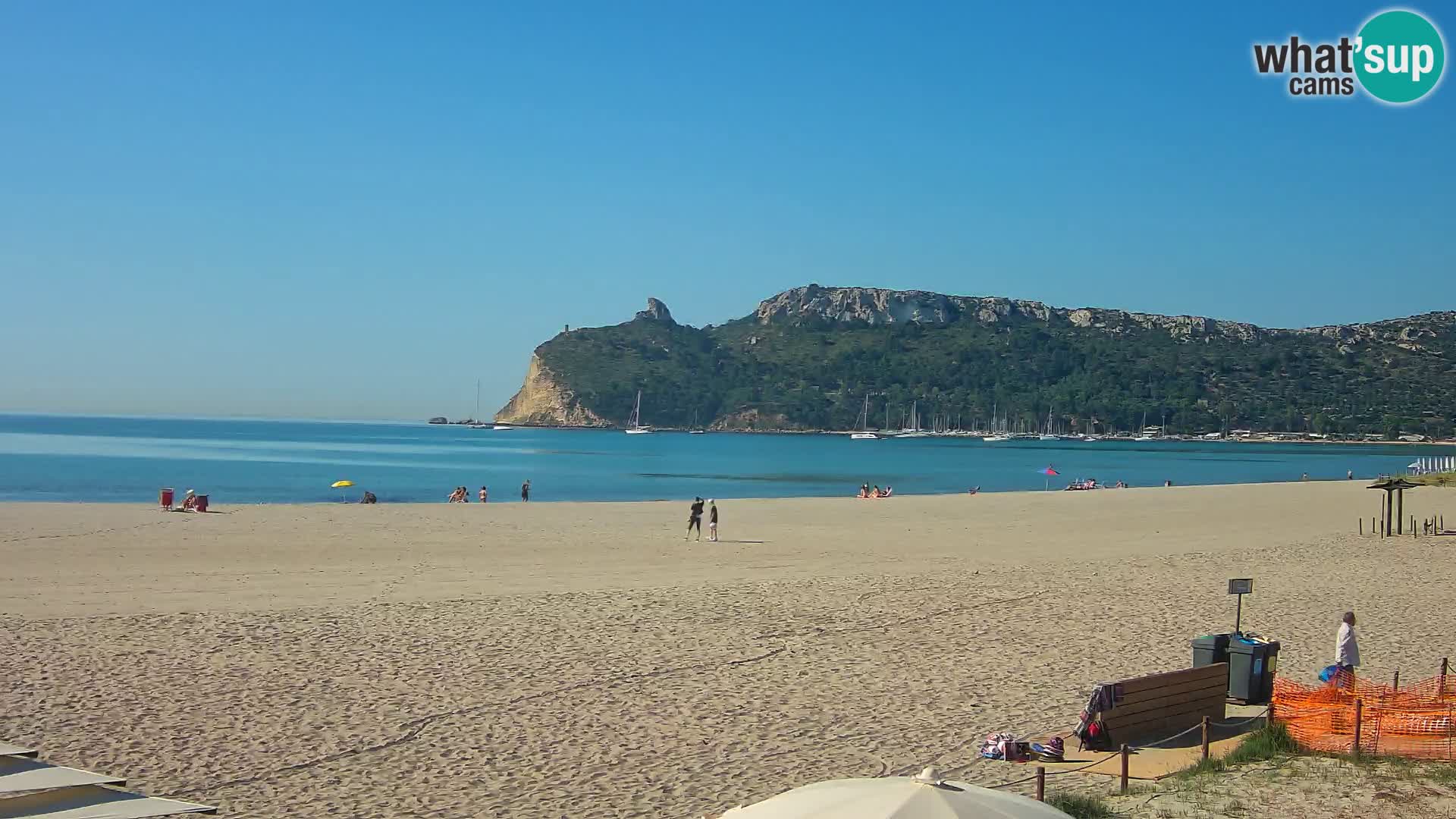 Webcam plage de Poetto | Cagliari | Sardaigne