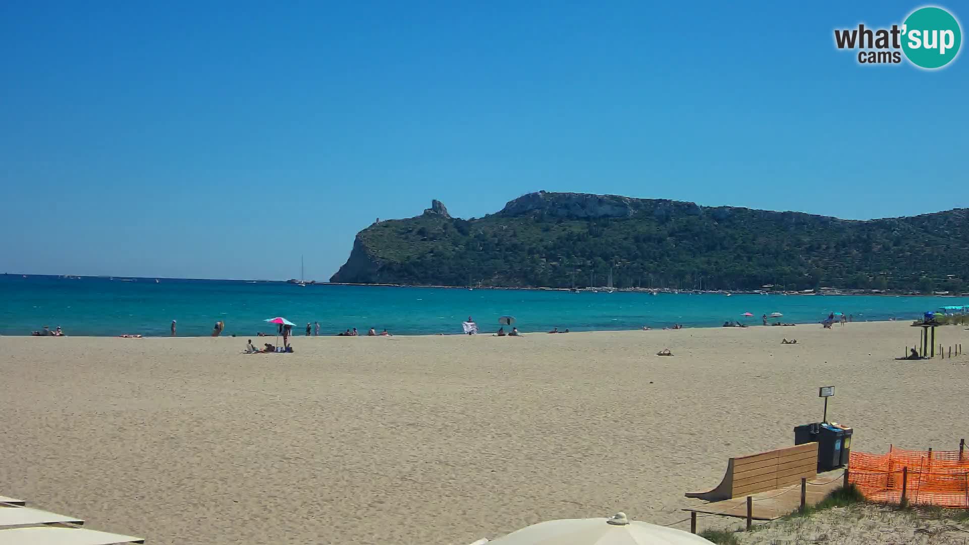 Poetto beach webcam | Cagliari | Sardinia