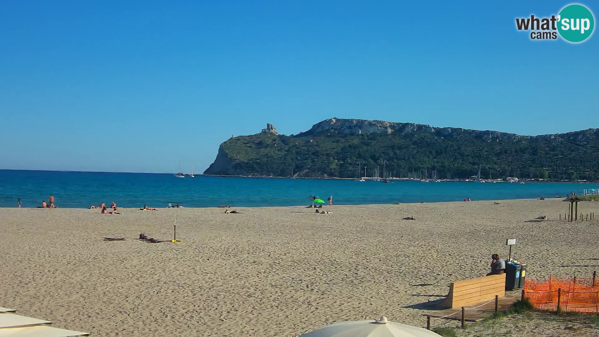 Webcam plage de Poetto | Cagliari | Sardaigne