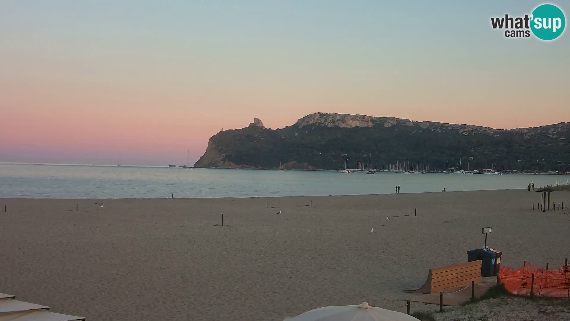 Poetto beach webcam | Cagliari | Sardinija