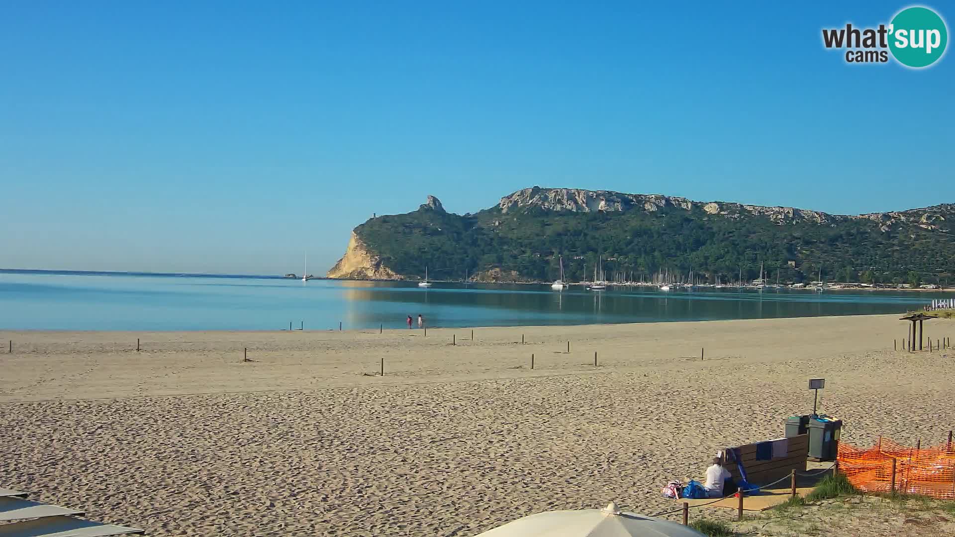 Poetto beach webcam | Cagliari | Sardinija